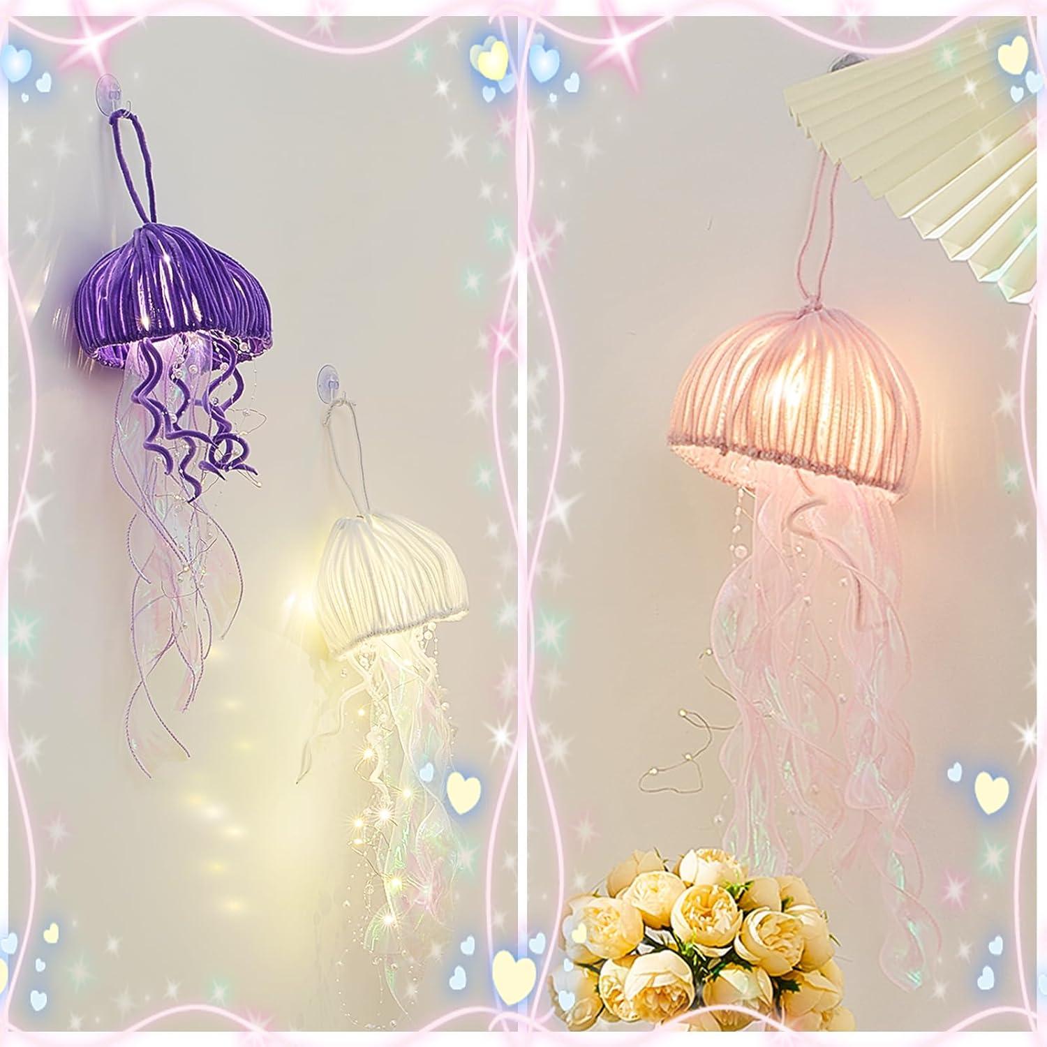 Kit de Manualidades de Medusas DIY Beeveer 312 Piezas con LED