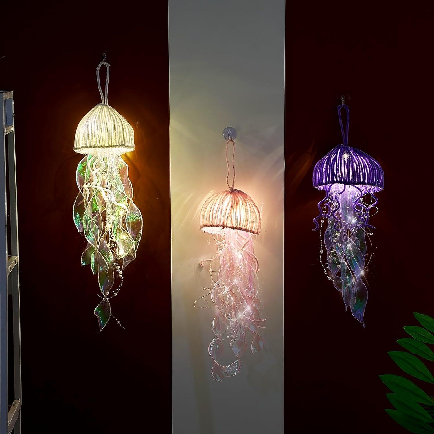 Kit de Manualidades de Medusas DIY Beeveer 312 Piezas con LED