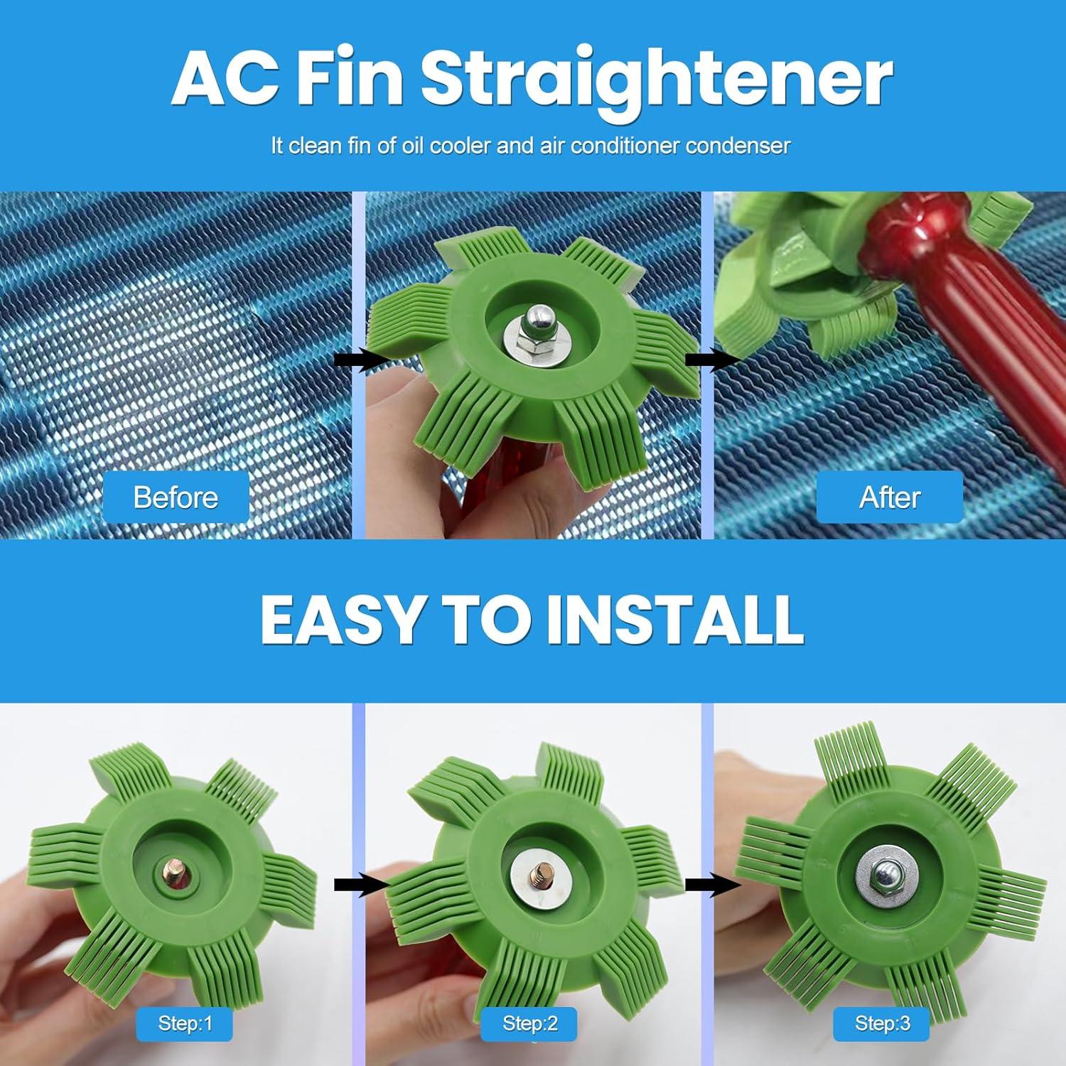 Juego de 6 Limpiadores de Aletas de Aire Acondicionado Surephon