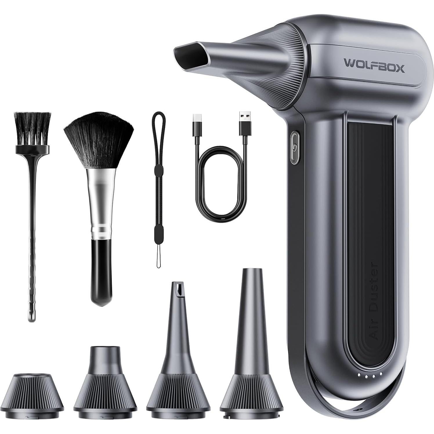 Soplador de Aire Eléctrico WOLFBOX MF100 y Cámara Dash X3 2.5K