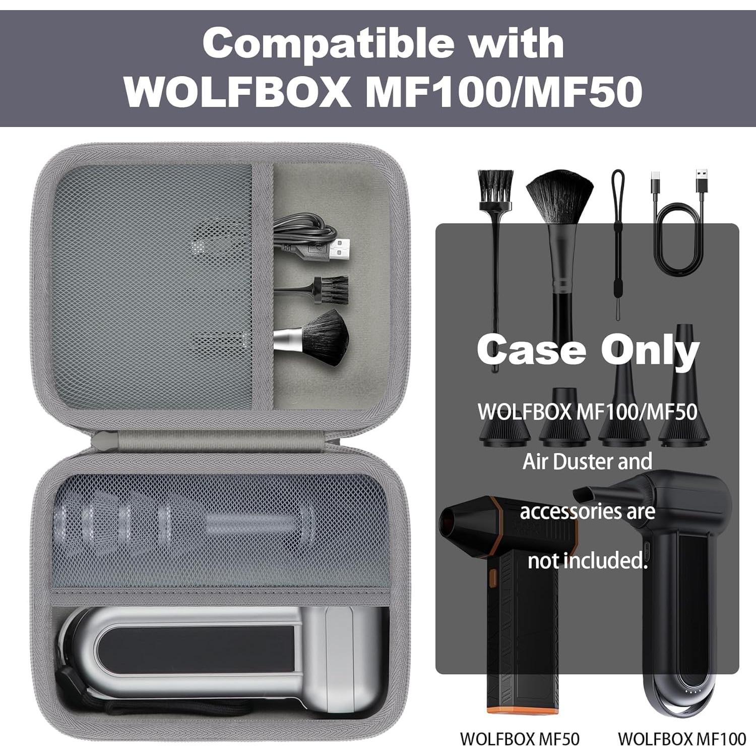Funda de almacenamiento dura Khanka para soplador Wolfbox MF100