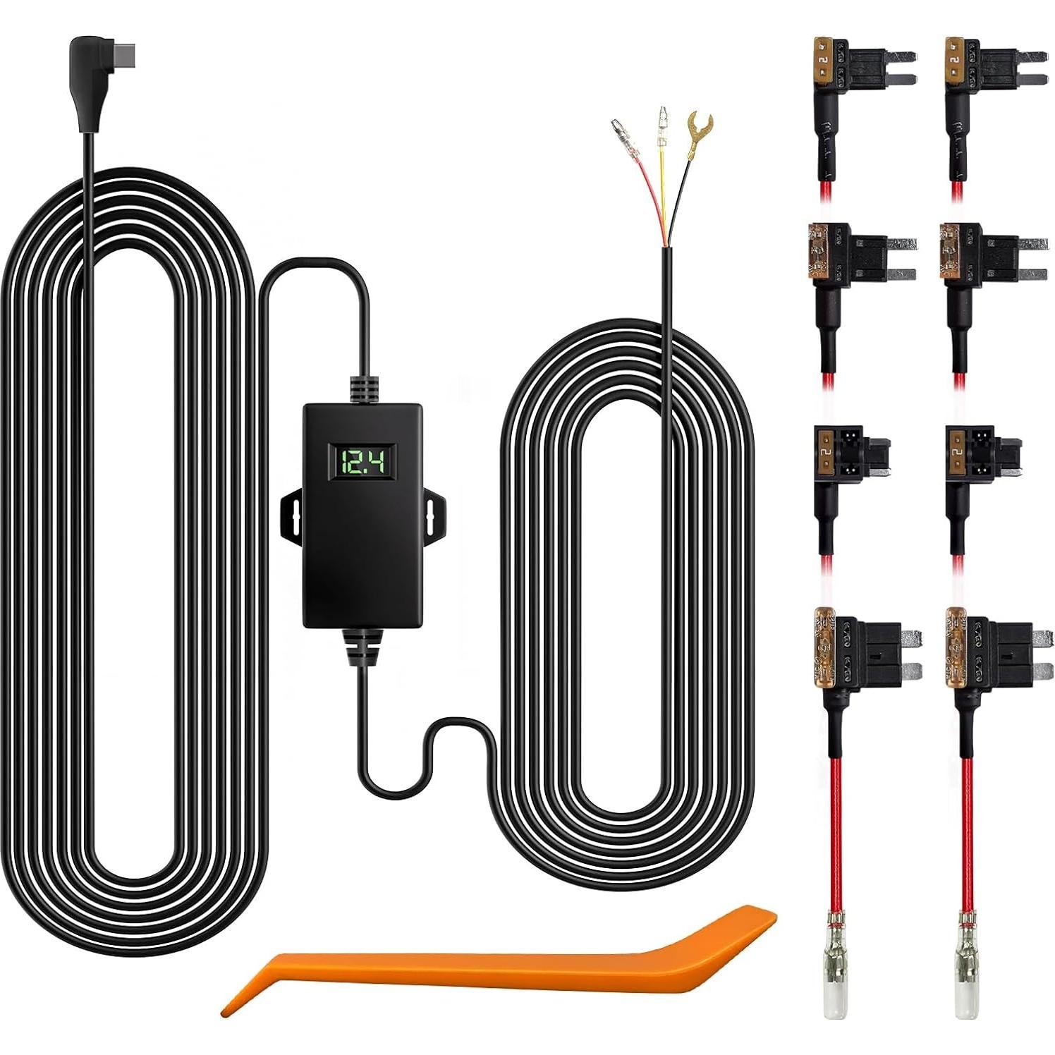 Cámara de Salpicadero 3 Canales WOLFBOX i07 HD 2.5K + Kit Cableado