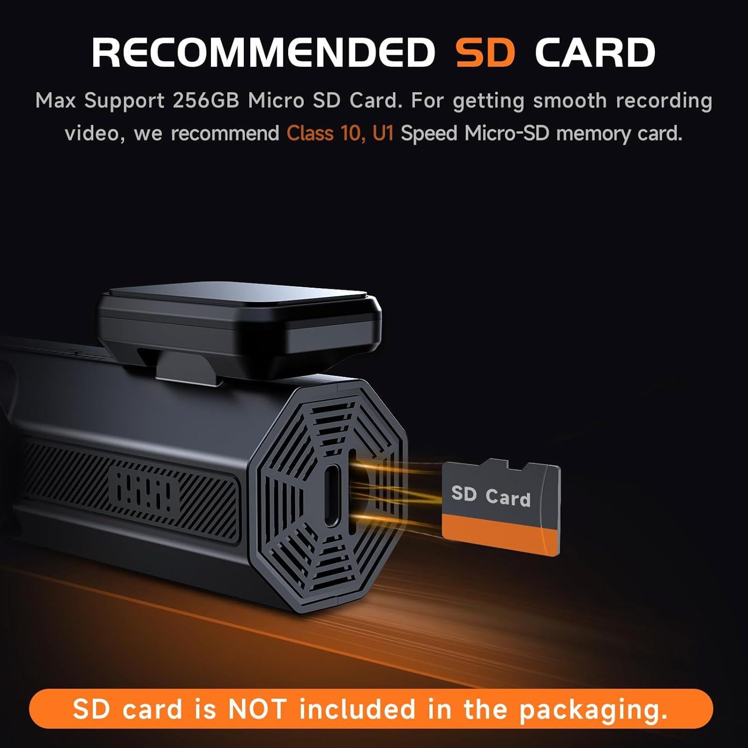 Cámara de tablero 2.5K Veement V200Pro con WiFi y visión nocturna