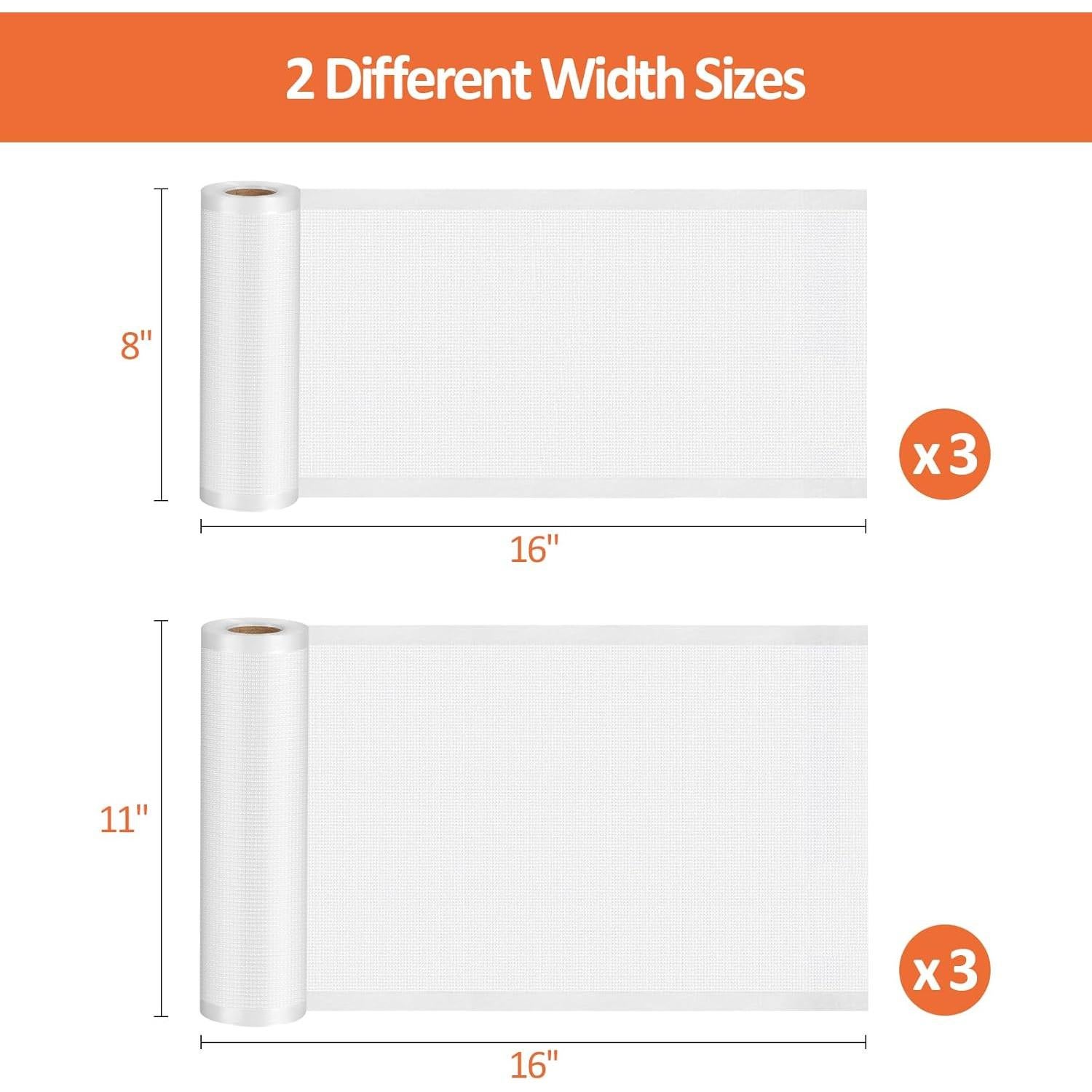 Rollos de Bolsas de Sellado al Vacío Anybear 20cm y 28cm