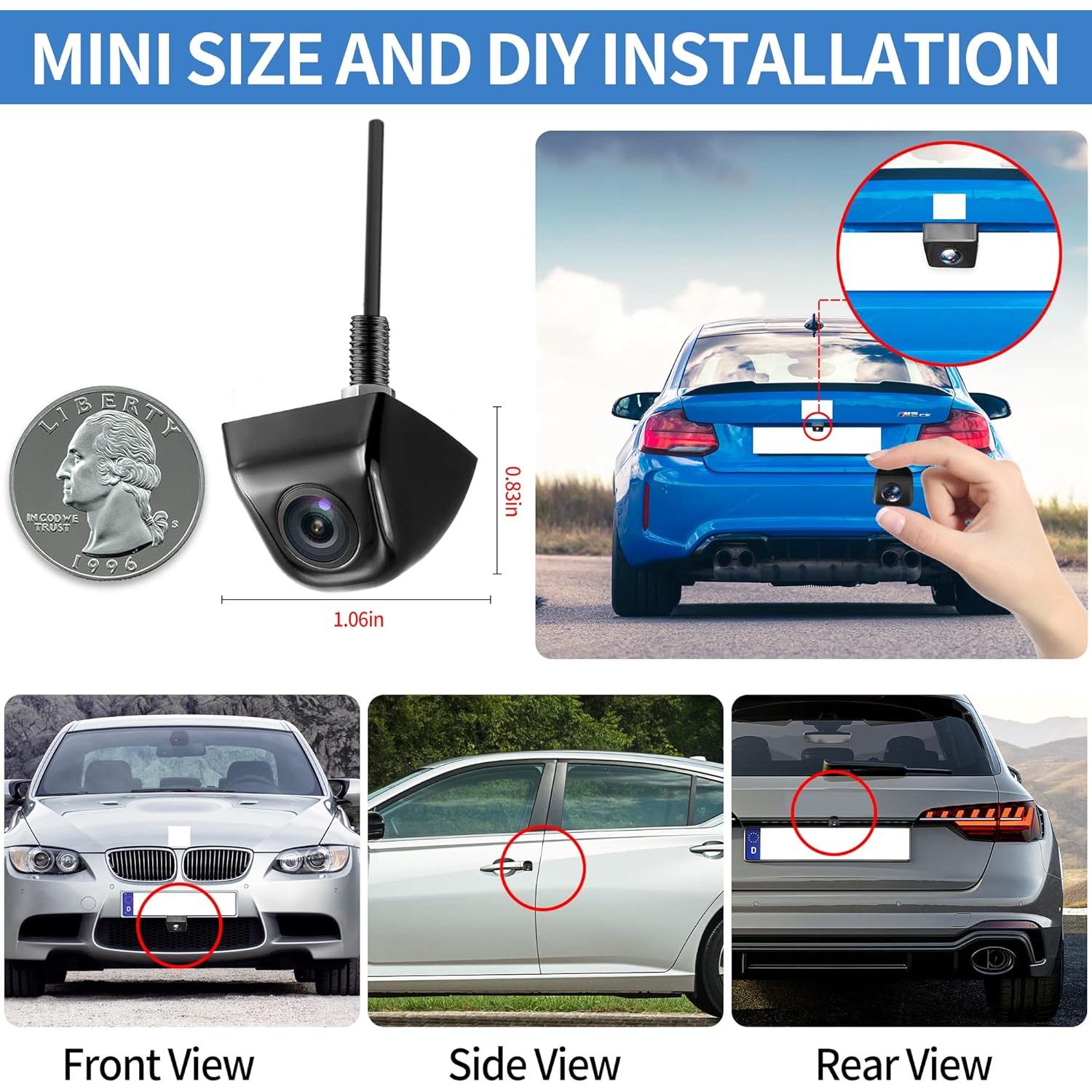 Cámara de Reversa AUCARAUTO K21 HD 720P 170° Impermeable