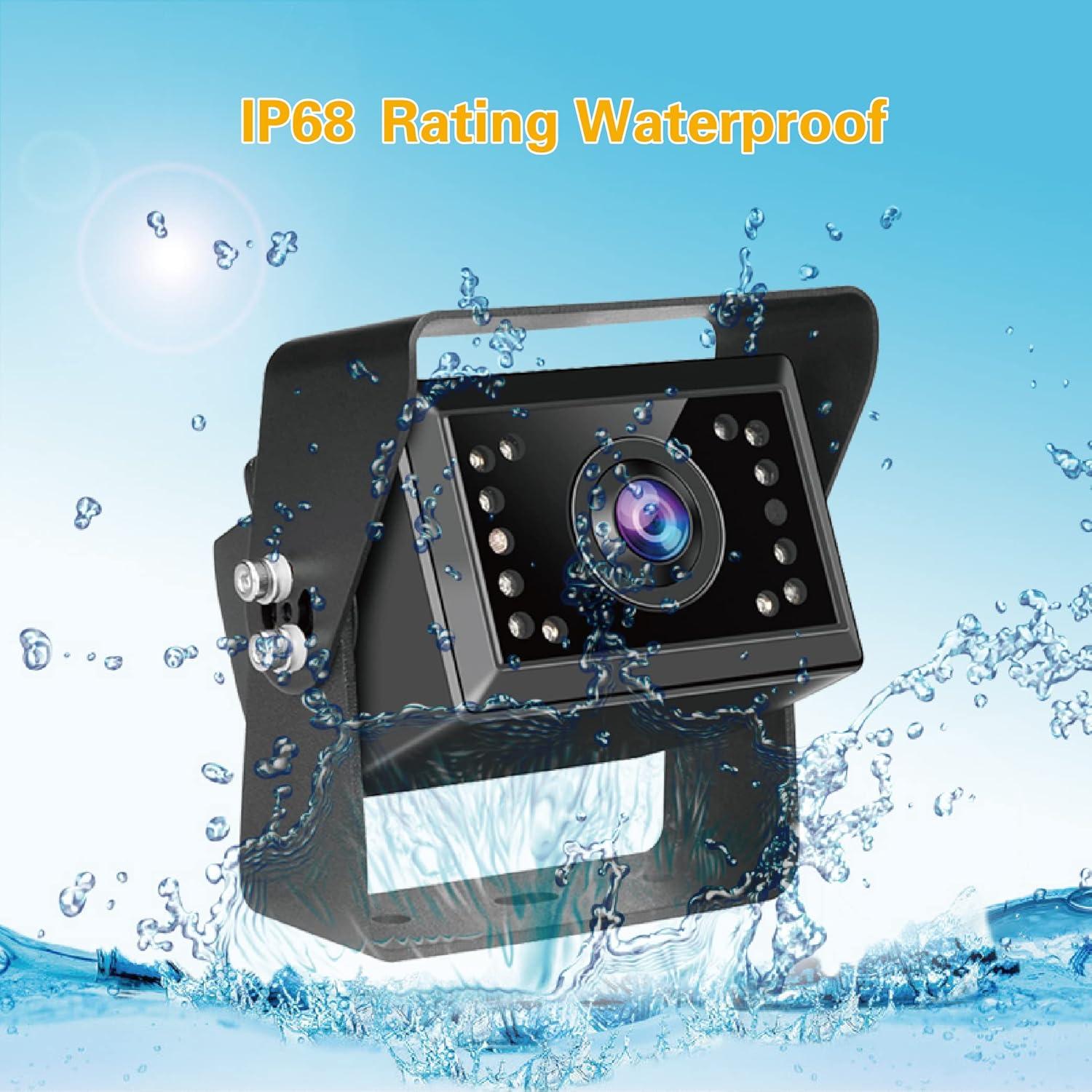 Cámara de Respaldo HD VECLESUS VC4 con Conector Universal 4 Pines