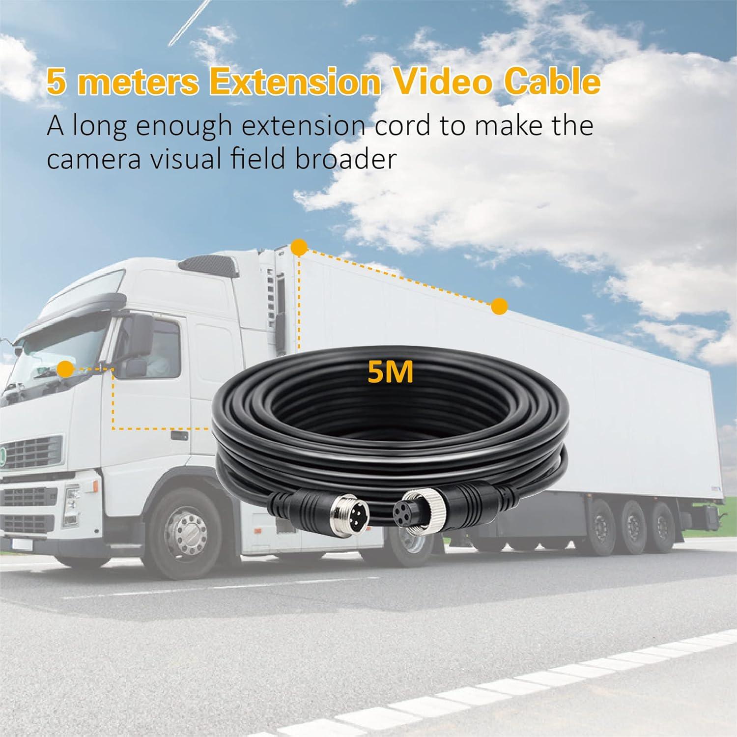 Cámara de Respaldo HD VECLESUS VC4 con Conector Universal 4 Pines