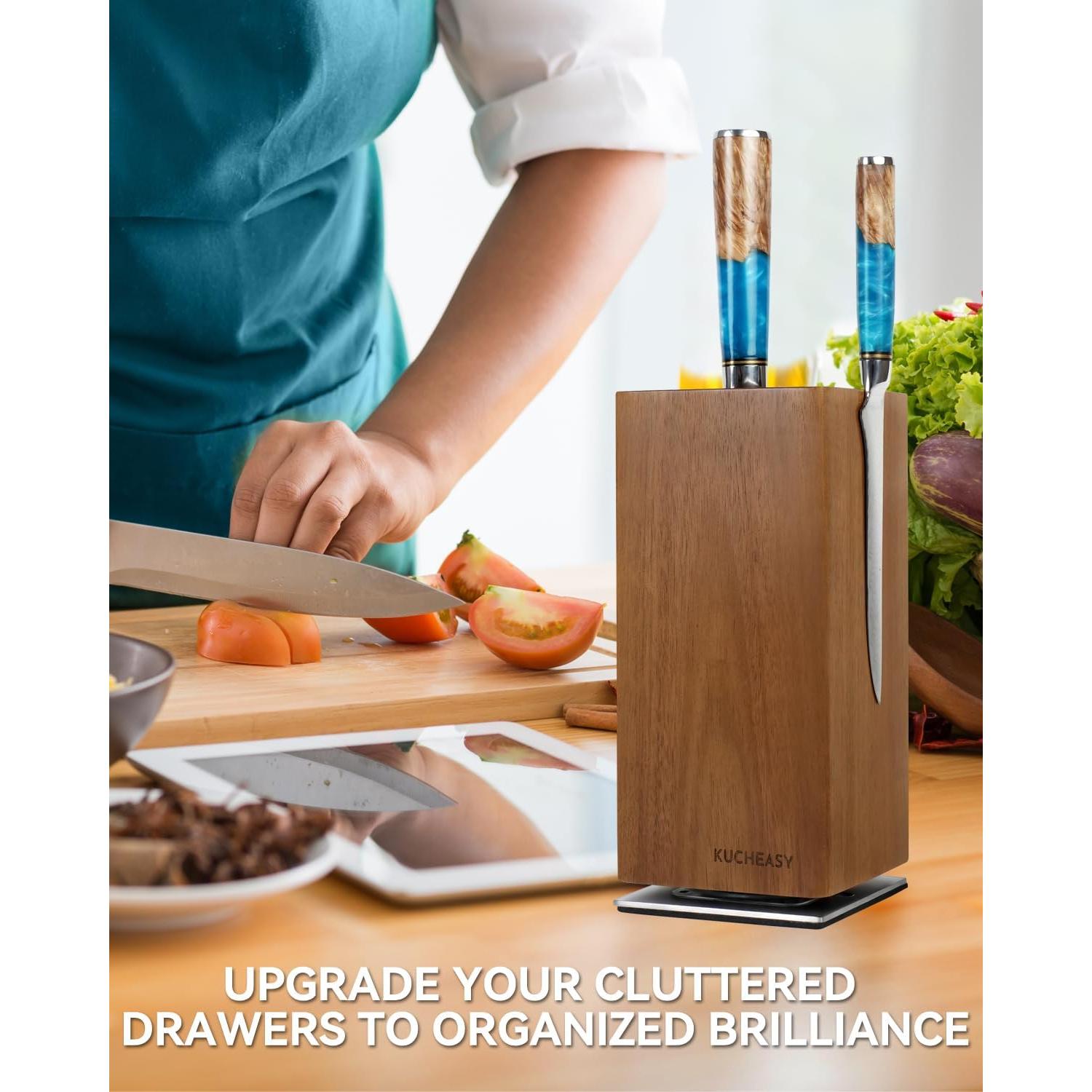 Soporte de cuchillos magnético KUCHEASY RMK01 360° rotativo