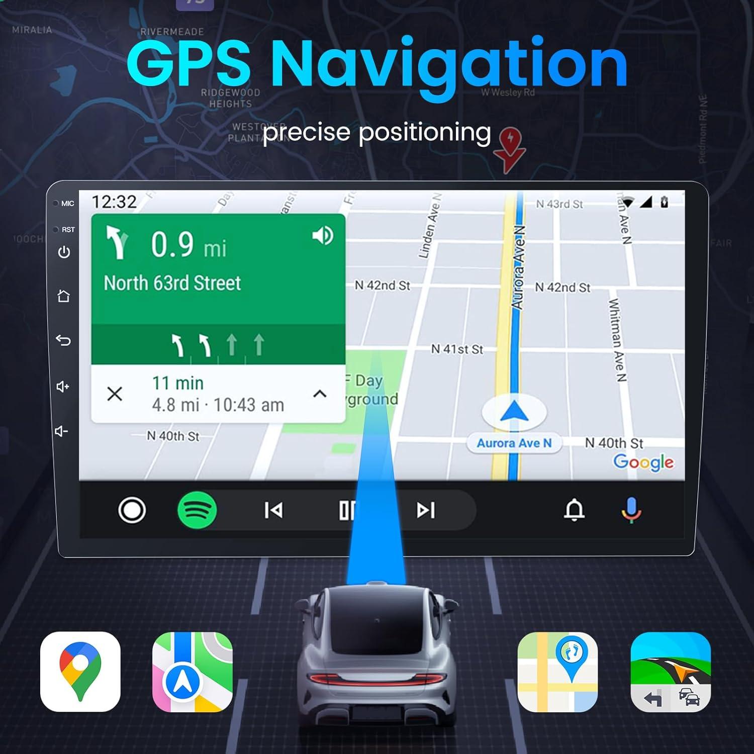 Radio de Coche Jerqry 8Core 4GB+64GB Android 13 9" HD