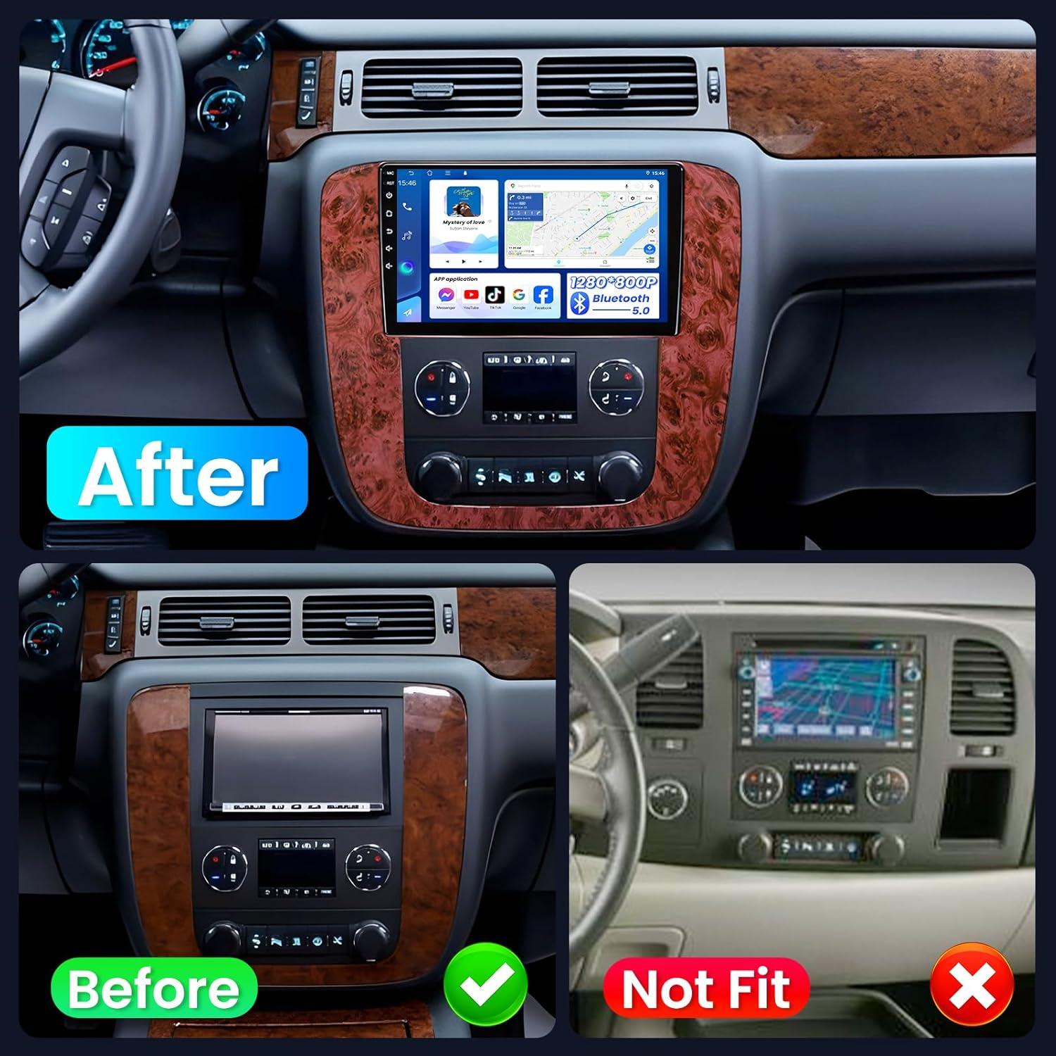 Radio de Coche Jerqry 8Core 4GB+64GB Android 13 9" HD