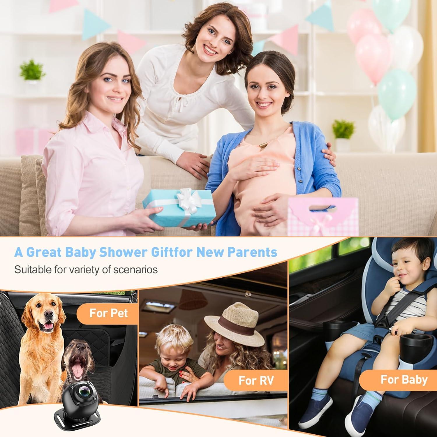 Cámara para Bebés USB Automóvil BM200 con Visión Nocturna