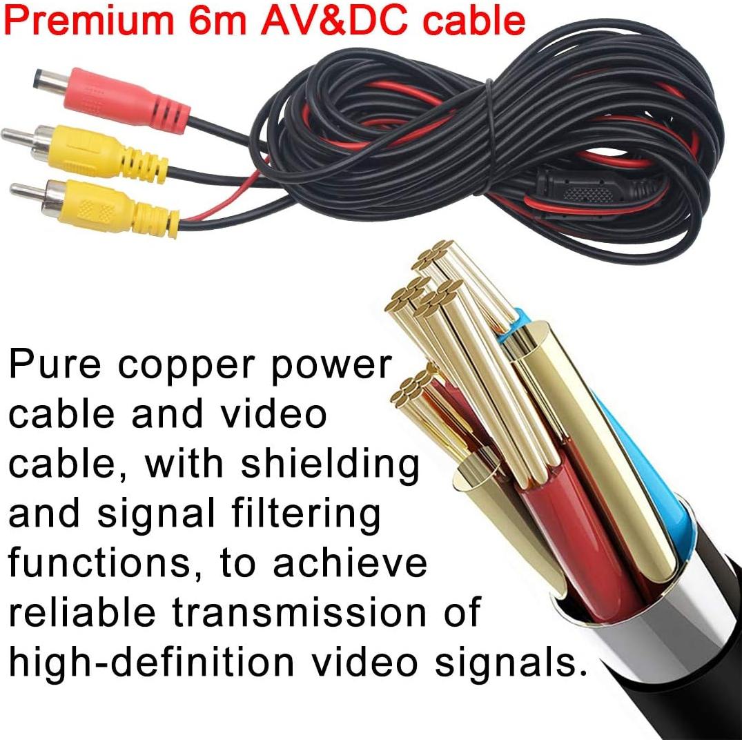 Cámara de Respaldo X HD 170° Impermeable IP68 Visión Nocturna