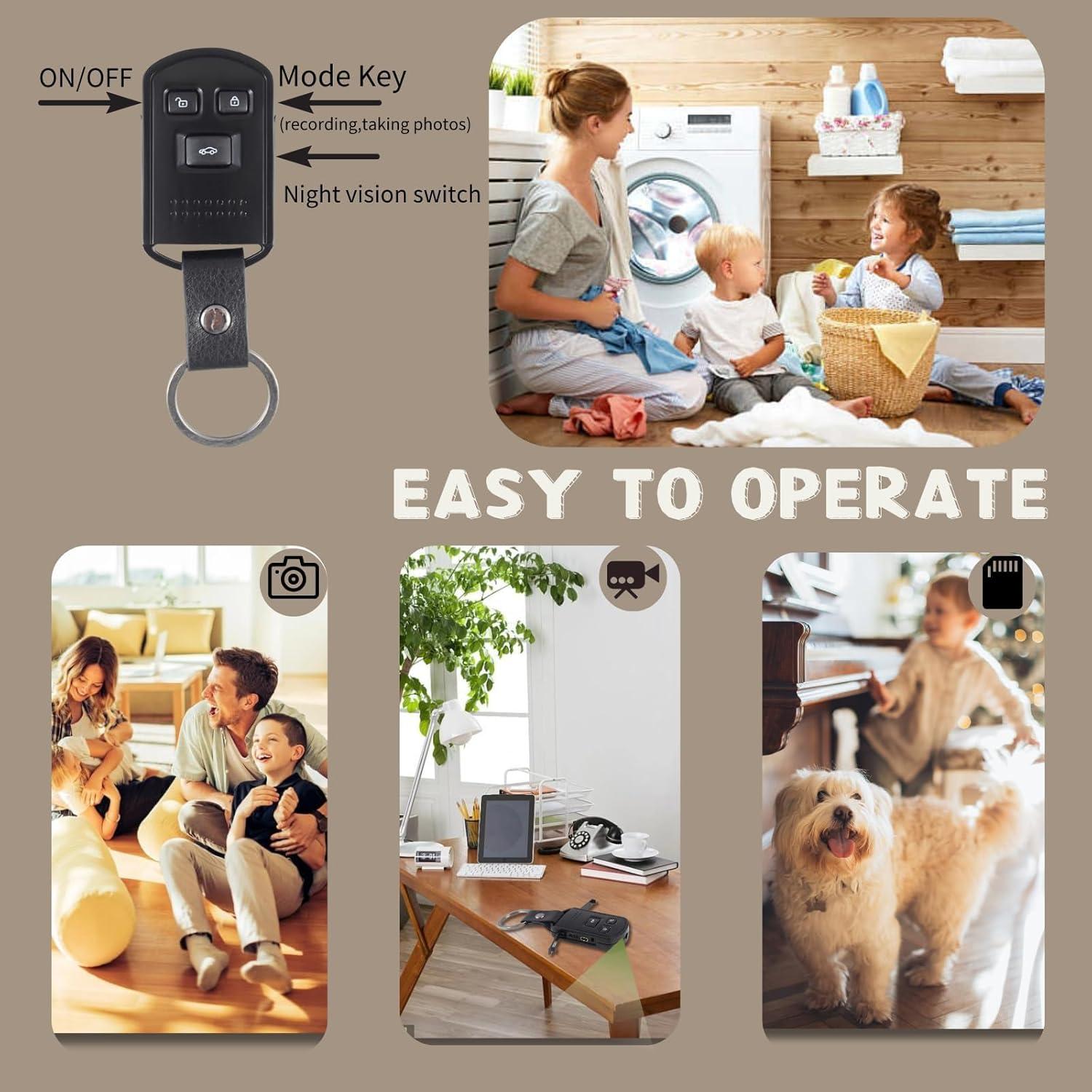 Cámara Oculta Llave de Coche icamdoor Mini HD 1080P