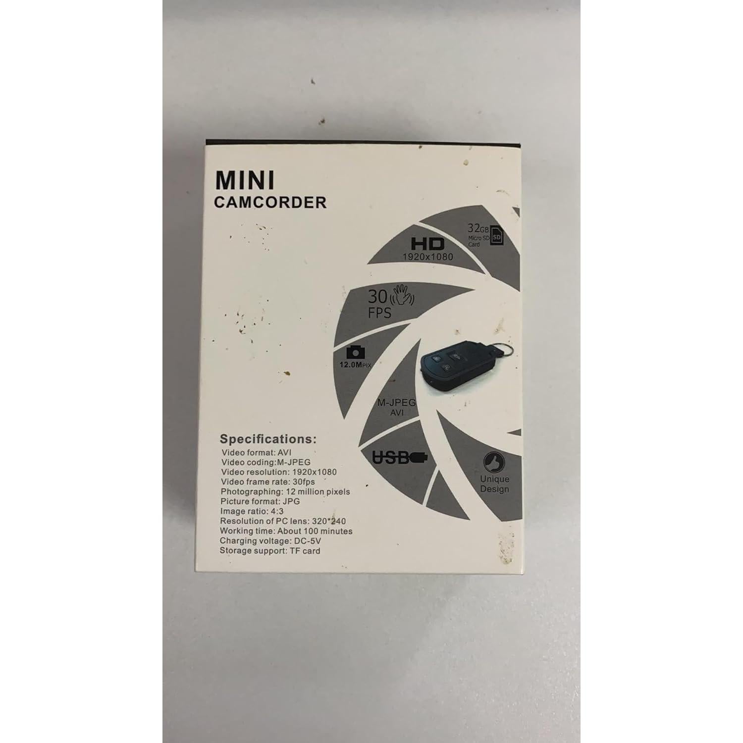 Cámara Oculta Llave de Coche icamdoor Mini HD 1080P