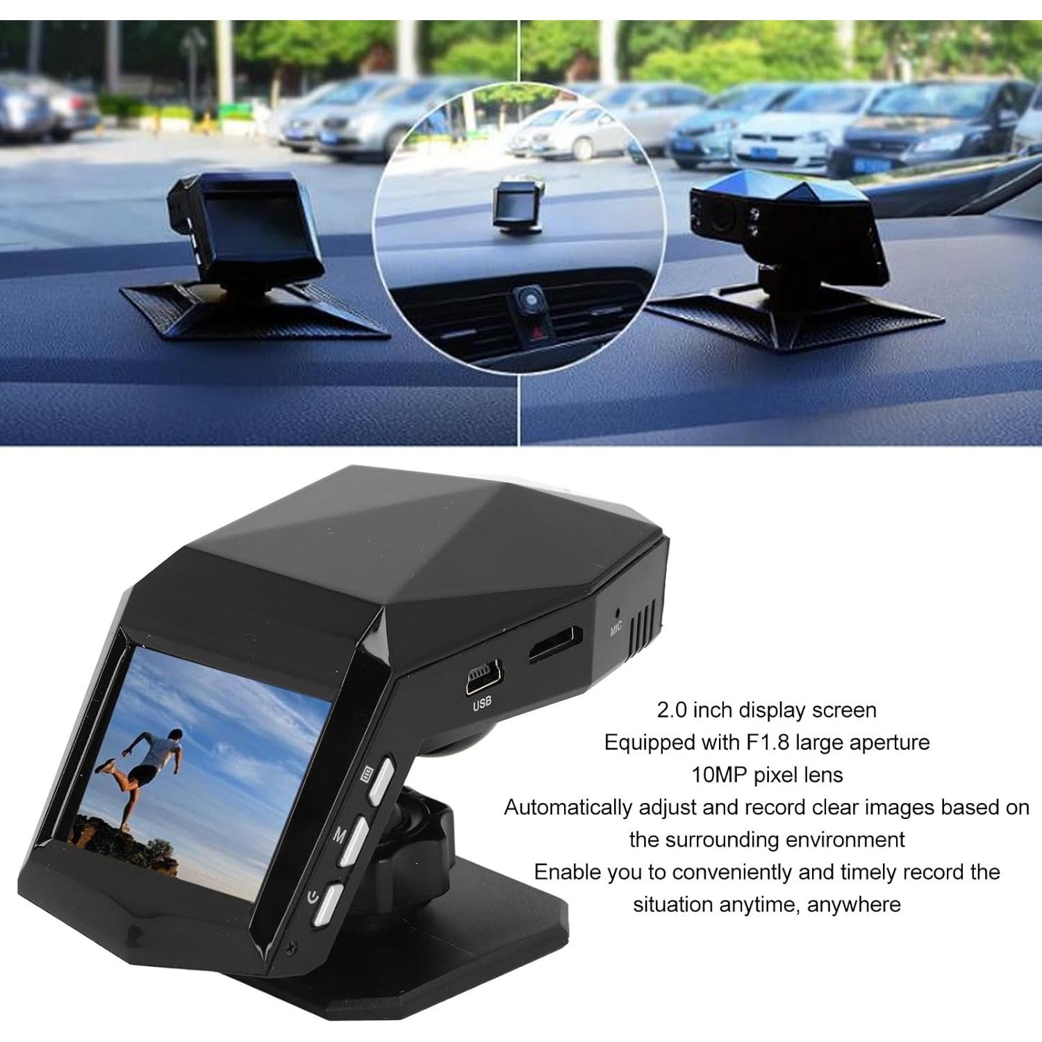 Cámara DashCam Dpofirs Doble 10MP HD Visión Nocturna