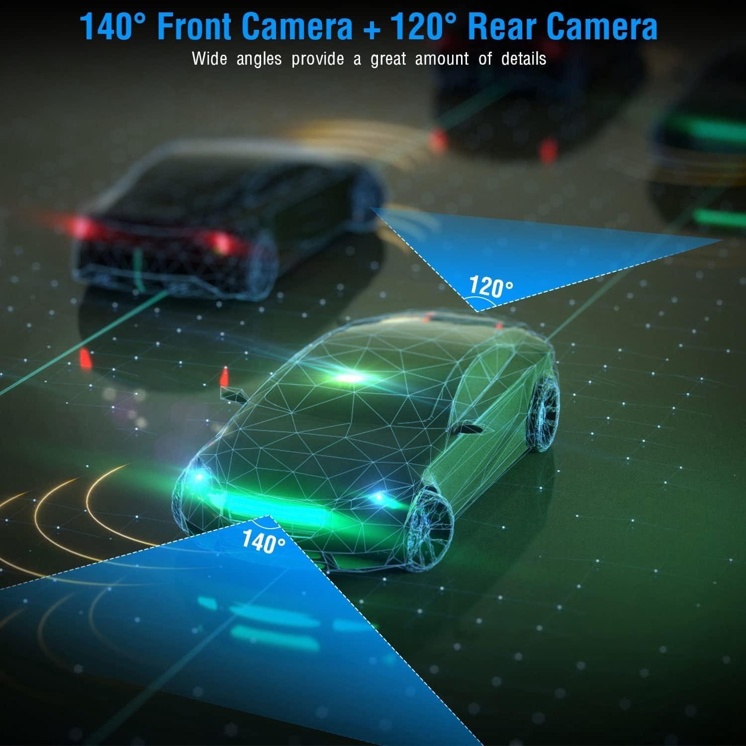 Cámara de tablero 3 canales TeqHome 1296P FHD con WDR