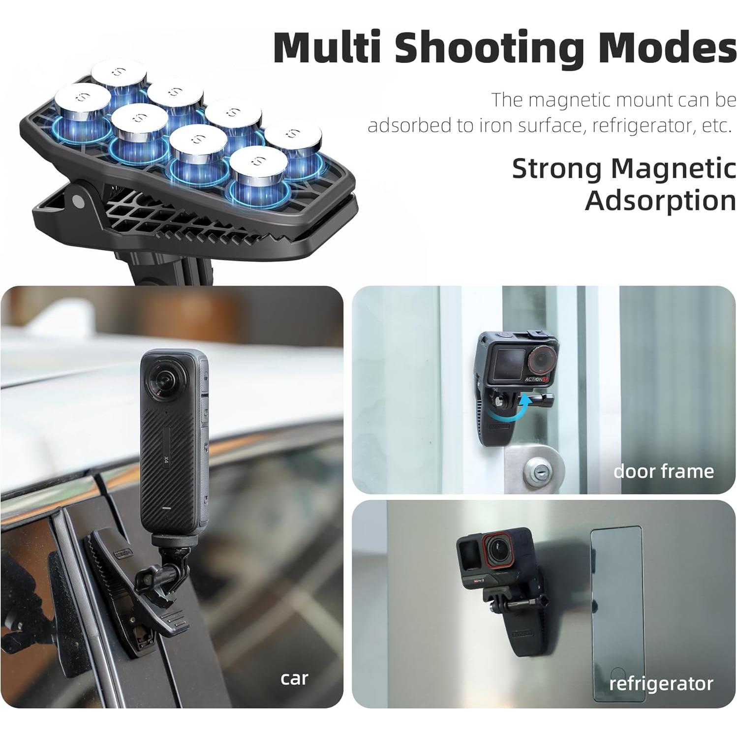 Soporte Magnético Fuerte SUNNYLIFE 360° para Mochila