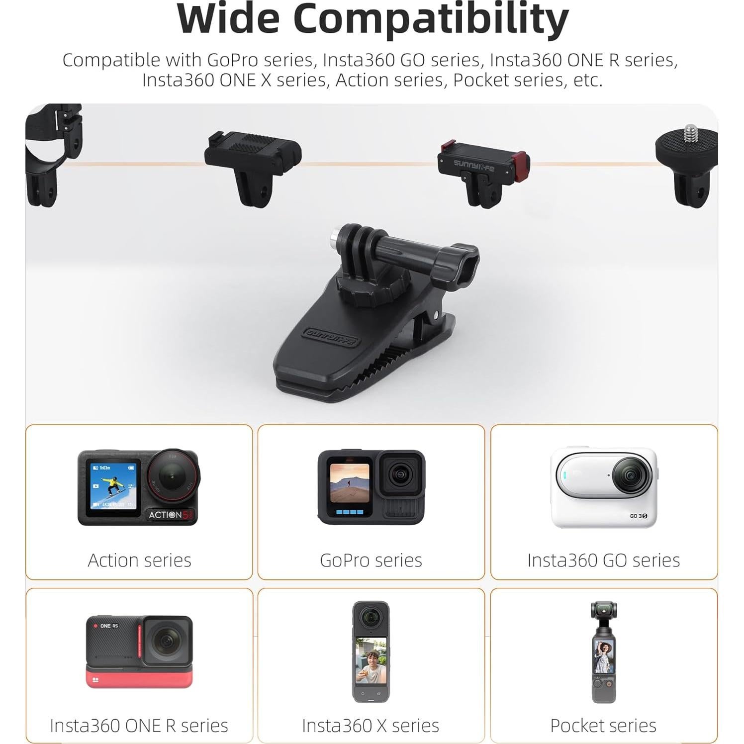 Soporte Magnético Fuerte SUNNYLIFE 360° para Mochila