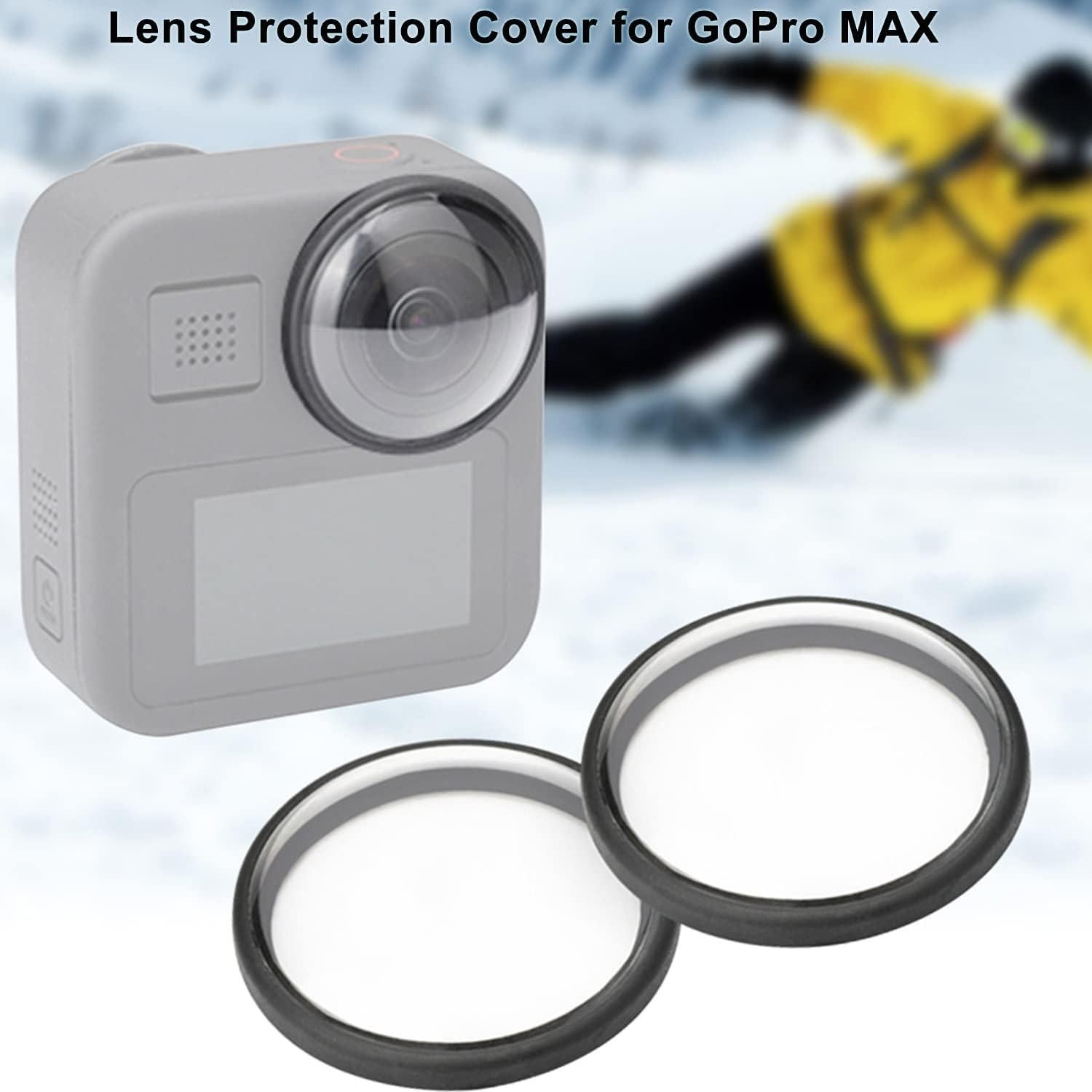 Protector de Lente FitStill 2 PZS para Go Pro MAX 2025 9H