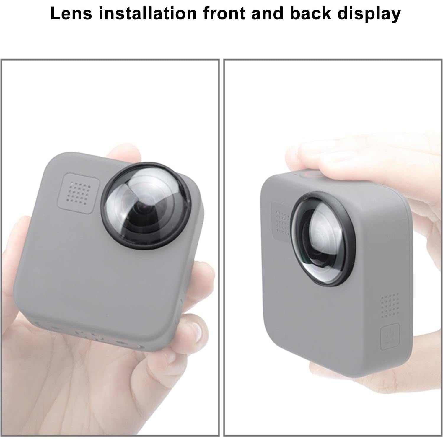 Protector de Lente FitStill 2 PZS para Go Pro MAX 2025 9H