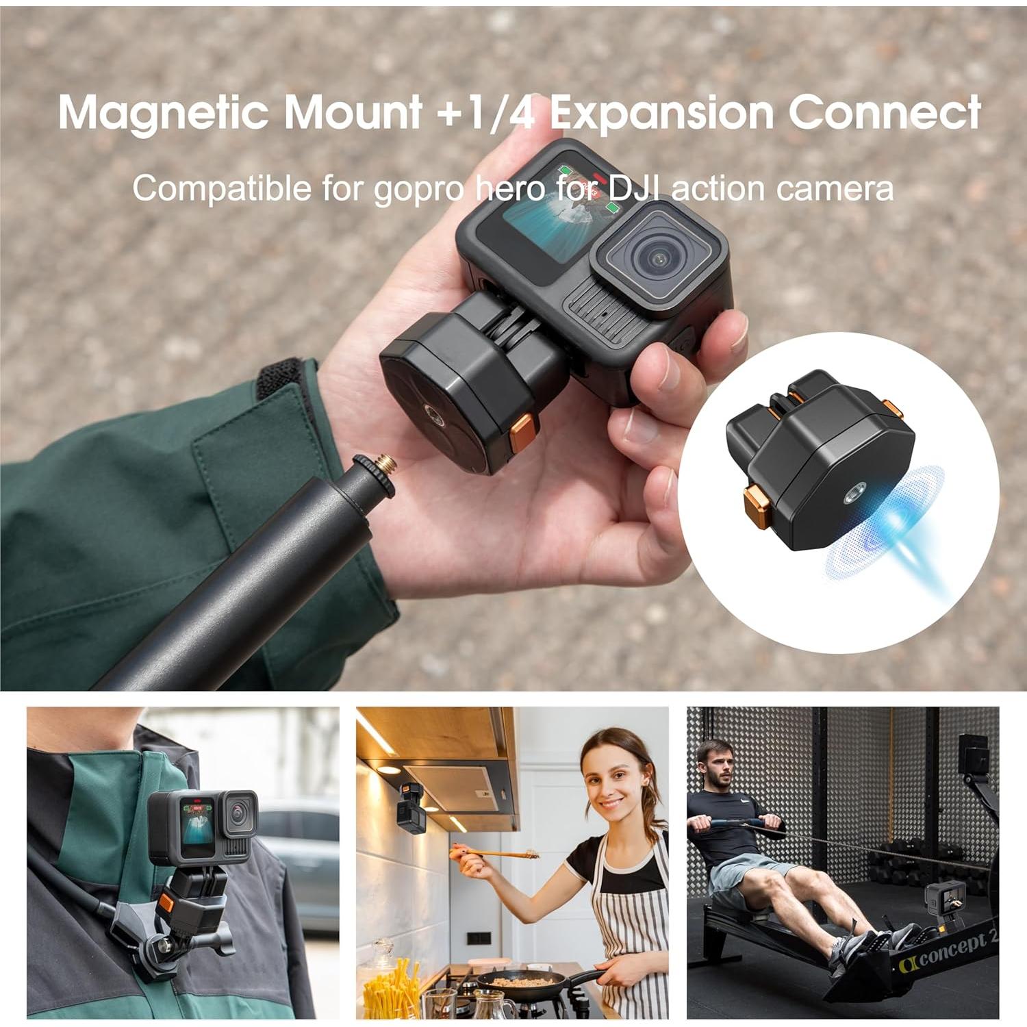 Kit de Placa de Liberación Rápida Magnética STARTRC para GoPro