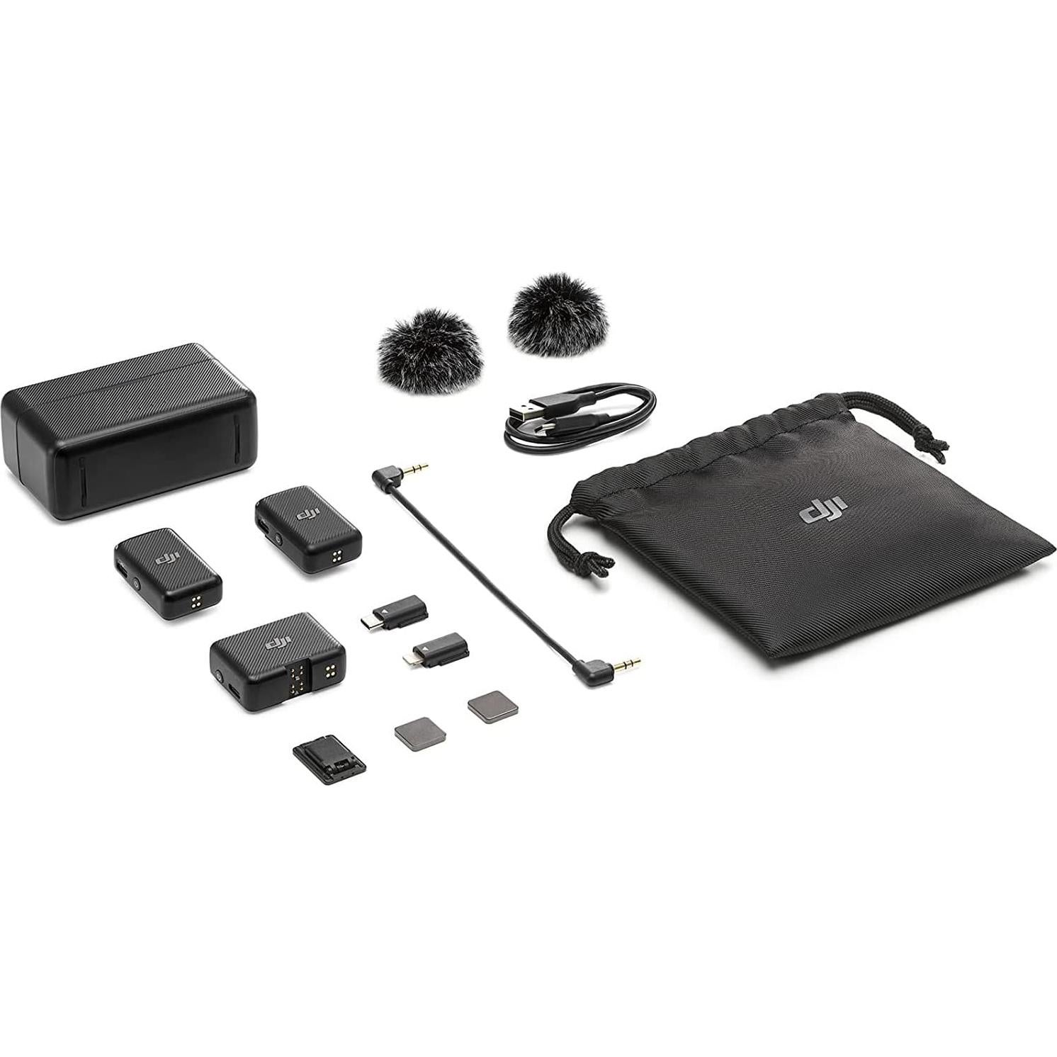 Sistema de micrófono inalámbrico DJI Mic + 2 micrófonos Deco Gear