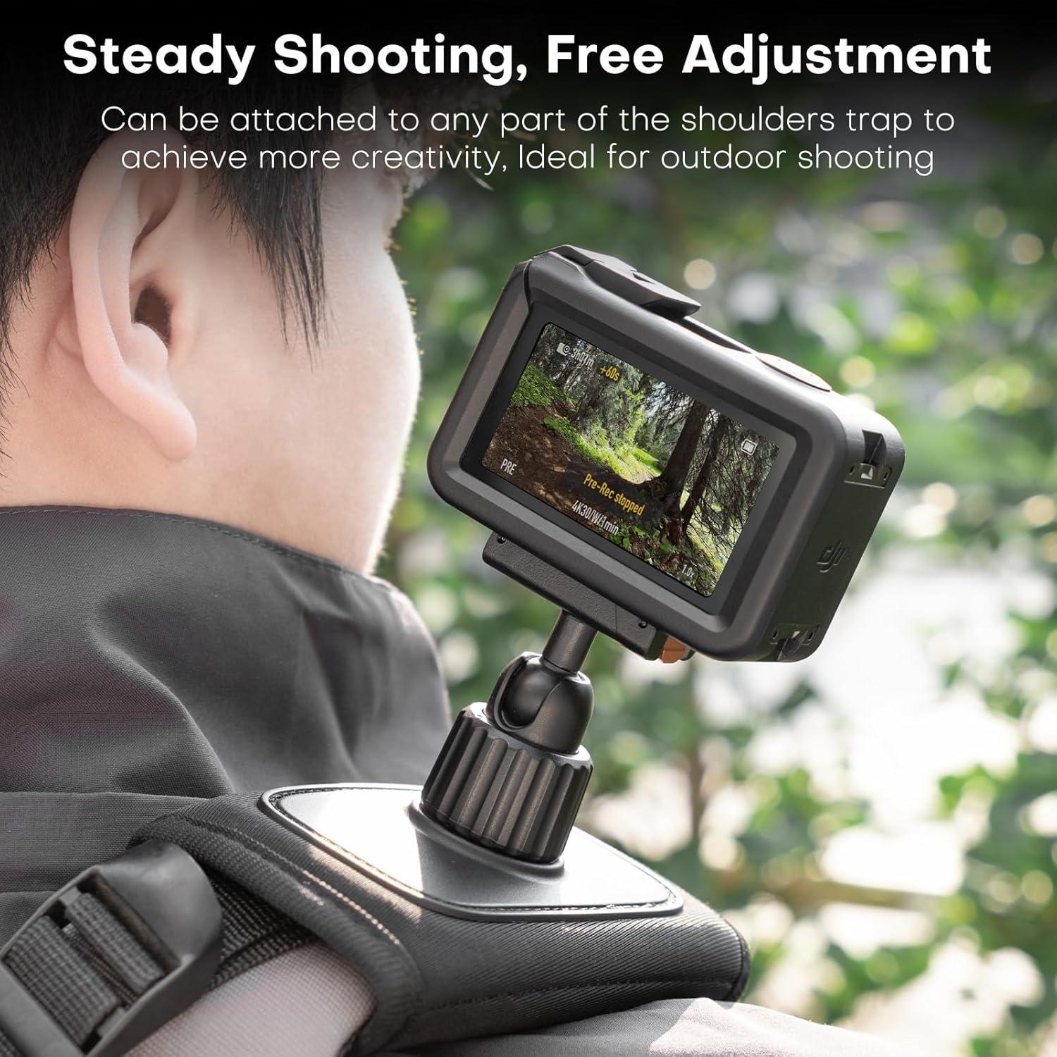 Montaje de Correa de Mochila REYGEAK para DJI Osmo Action 5/4/3