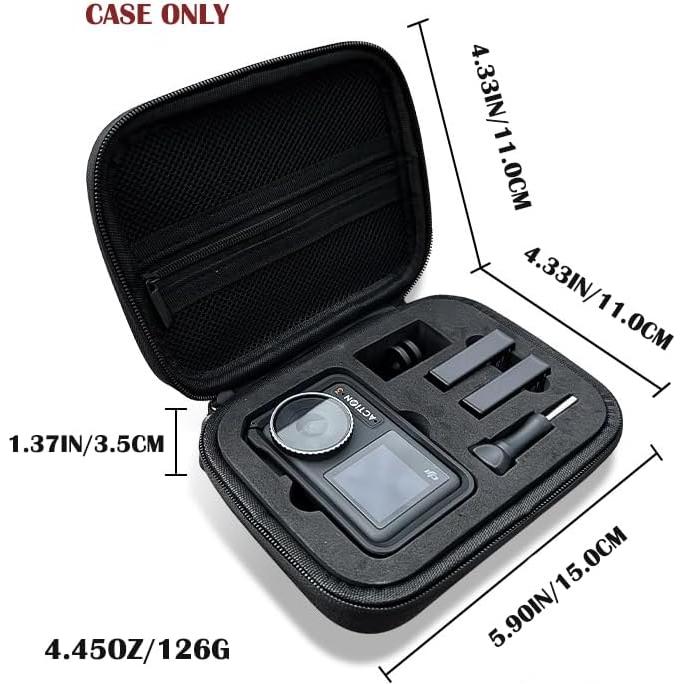 Funda de Transporte para Cámara DJI Osmo Action 5 Pro, 4 y 3 - Negra