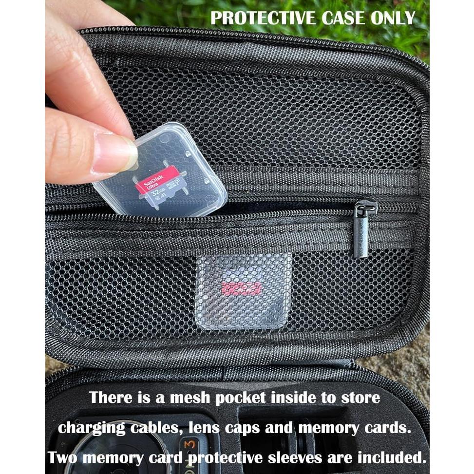 Funda de Transporte para Cámara DJI Osmo Action 5 Pro, 4 y 3 - Negra