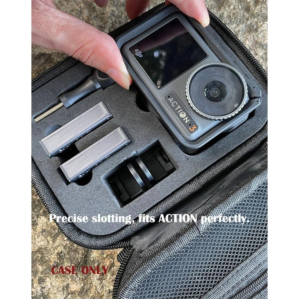 Funda de Transporte para Cámara DJI Osmo Action 5 Pro, 4 y 3 - Negra