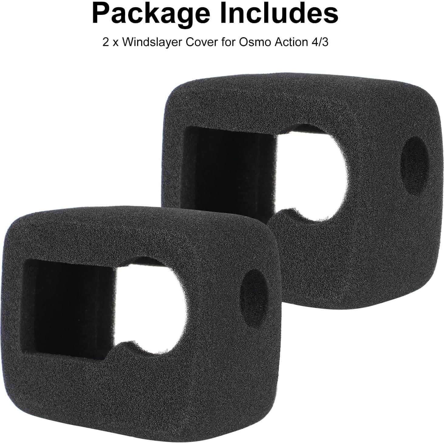 Cubierta Windslayer HSU para DJI Osmo Action 4/3 - 2 Piezas