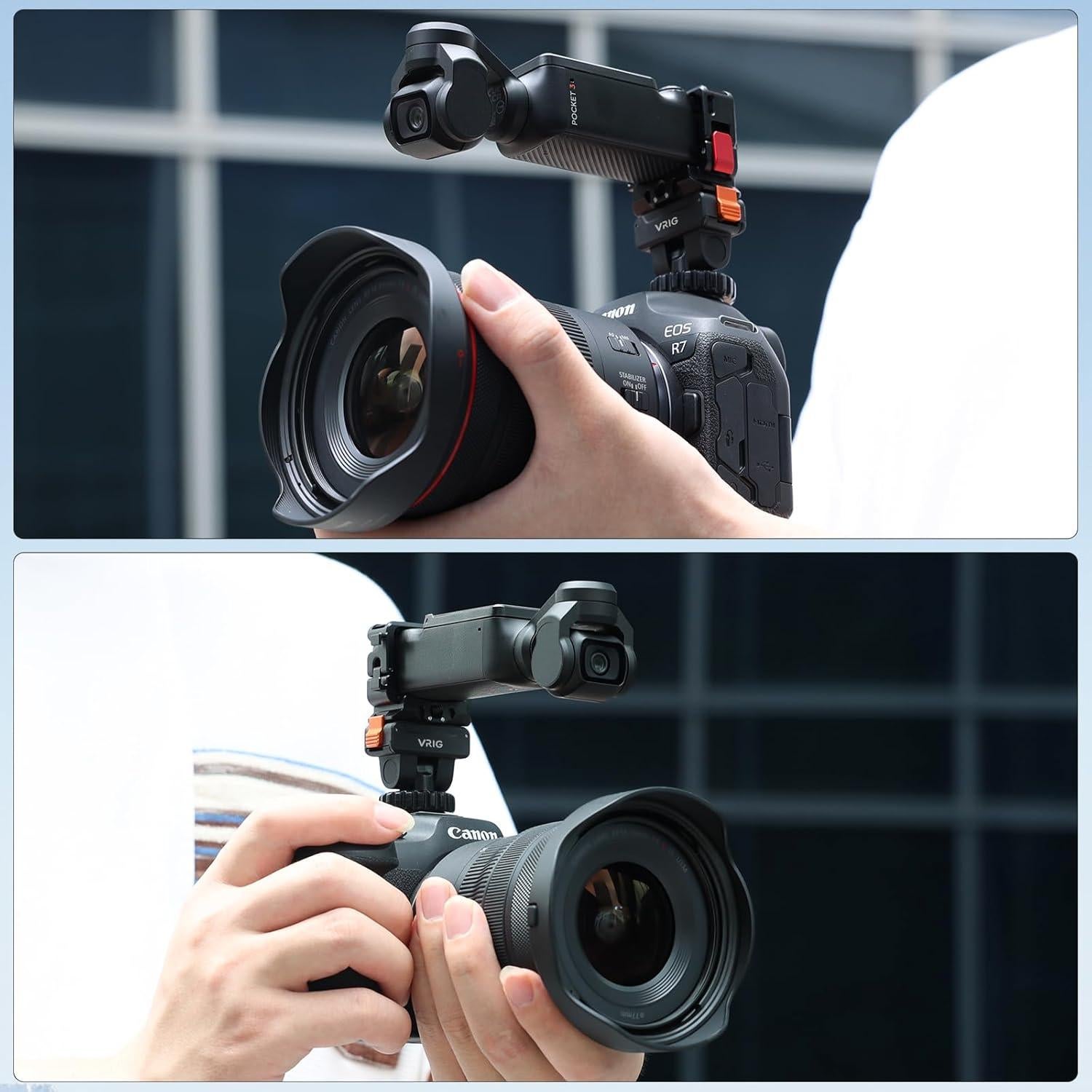 Soporte Rápido Magnético VRIG para DJI OSMO Action 360/5Pro