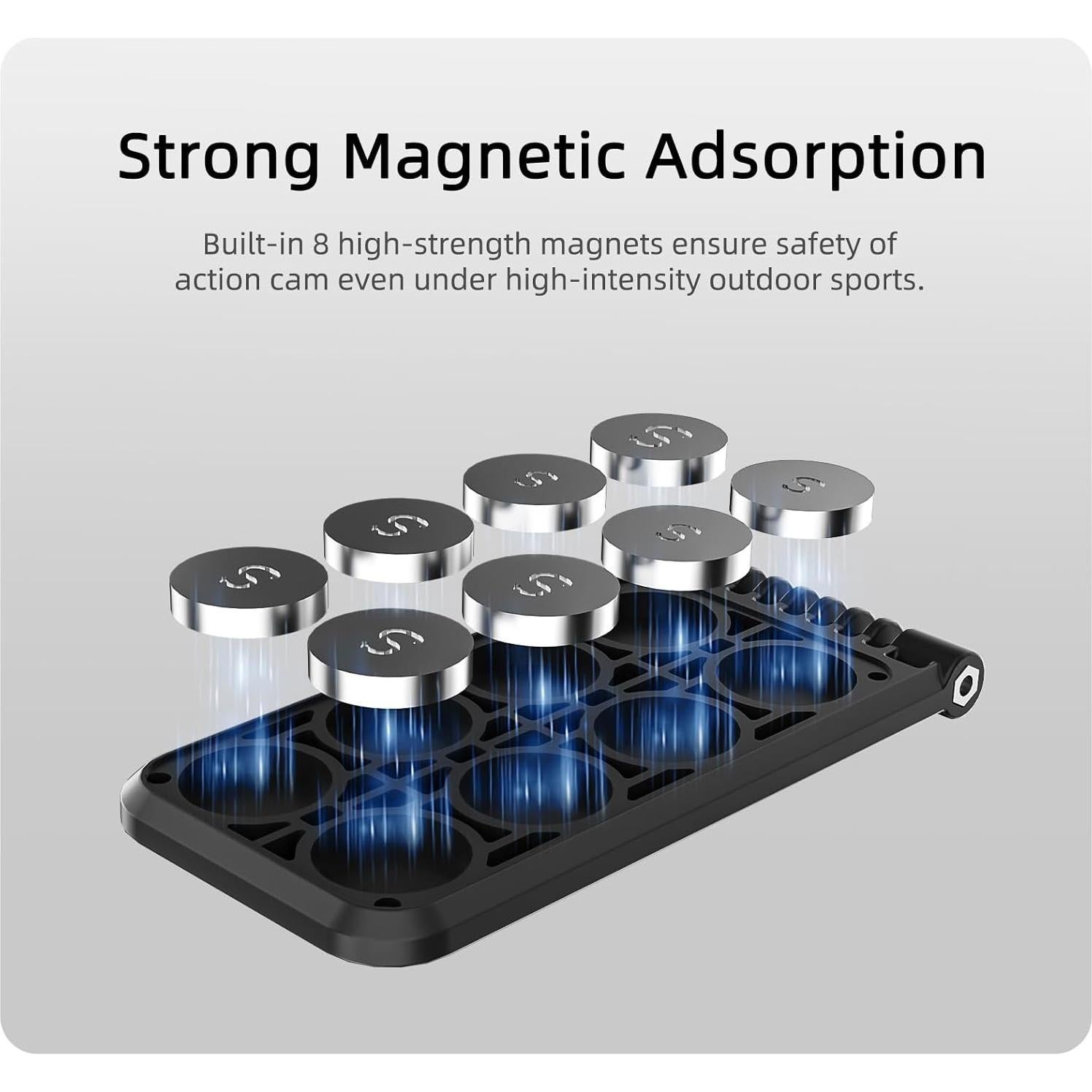 Soporte de cámara magnético Sinyutia para DJI Osmo Action 5 Pro