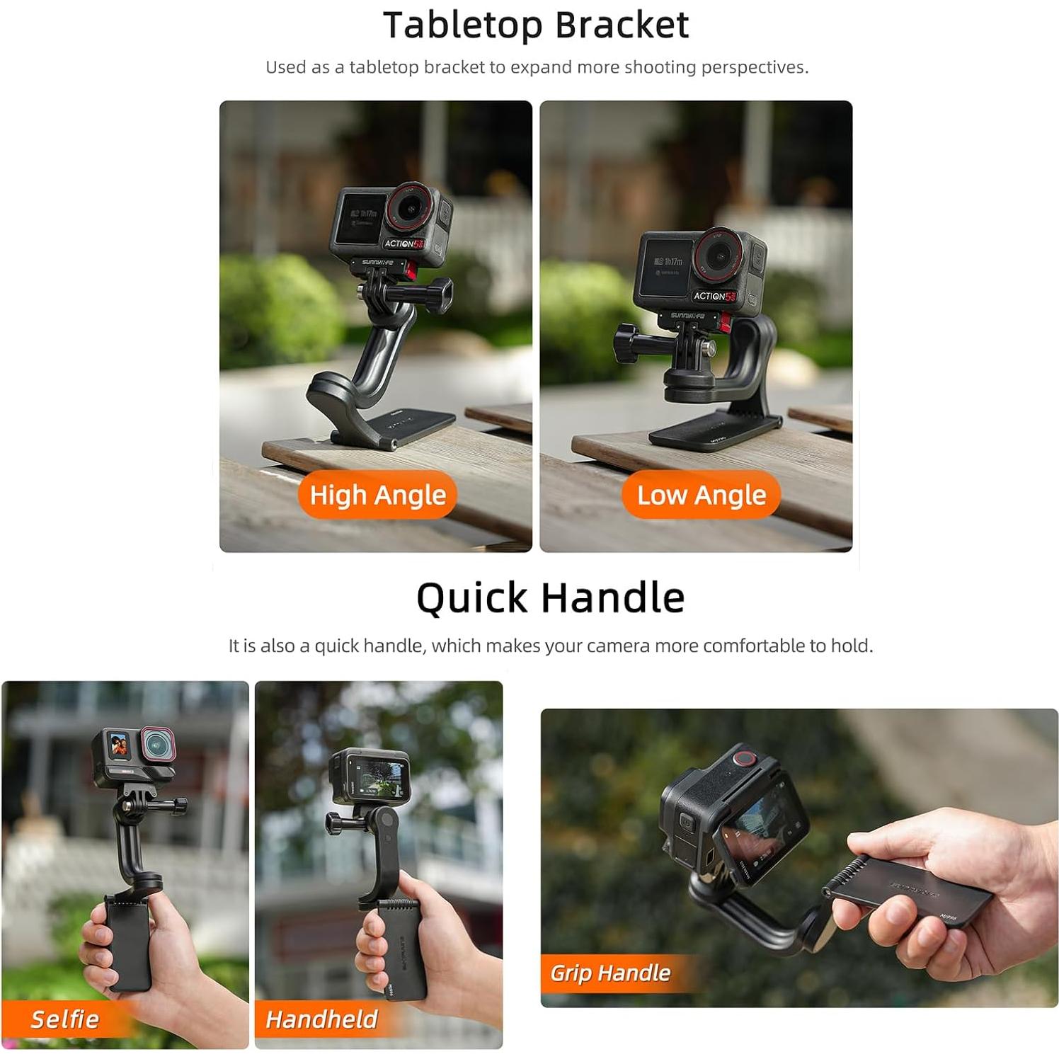 Soporte de cámara magnético Sinyutia para DJI Osmo Action 5 Pro