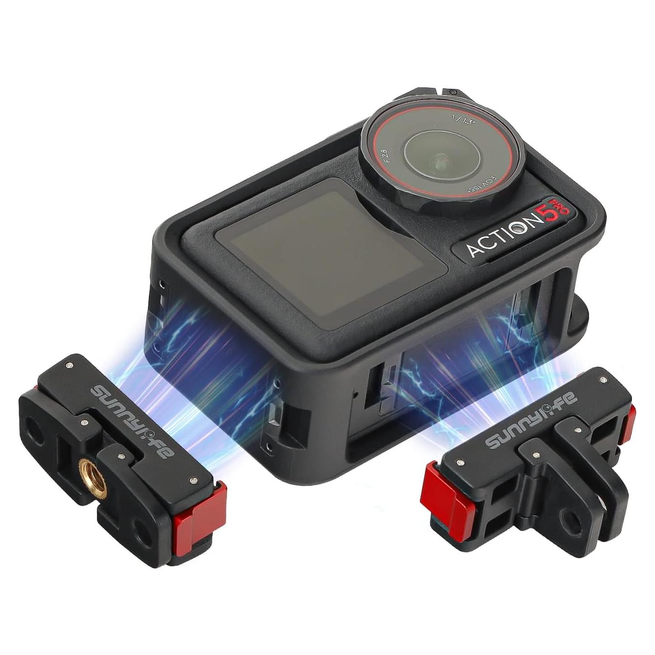 Adaptador de Montaje Magnético Plegable DJI Osmo Action 5 Pro