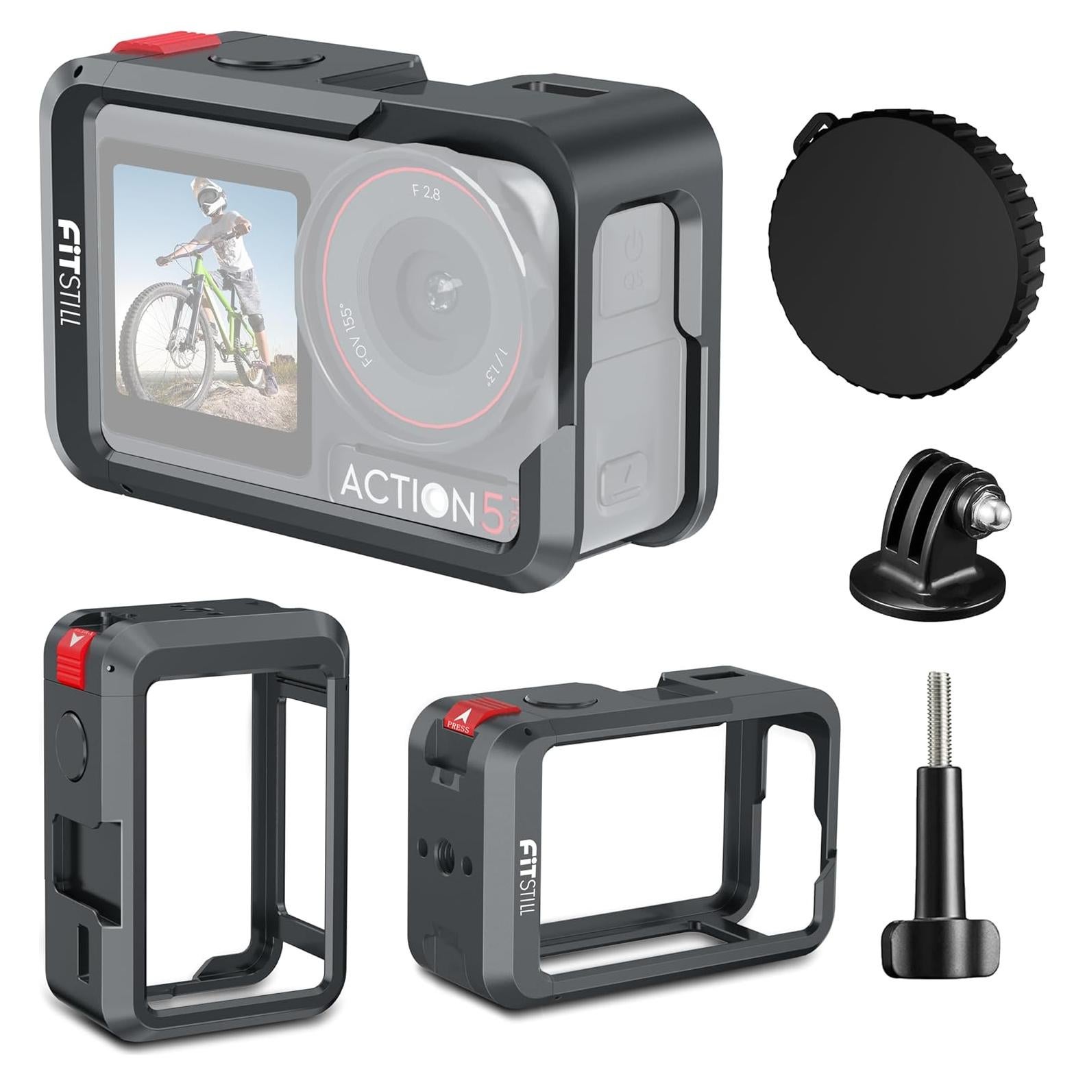 Jaula de Aluminio FitStill para DJI Osmo Action 5 Pro/4/3