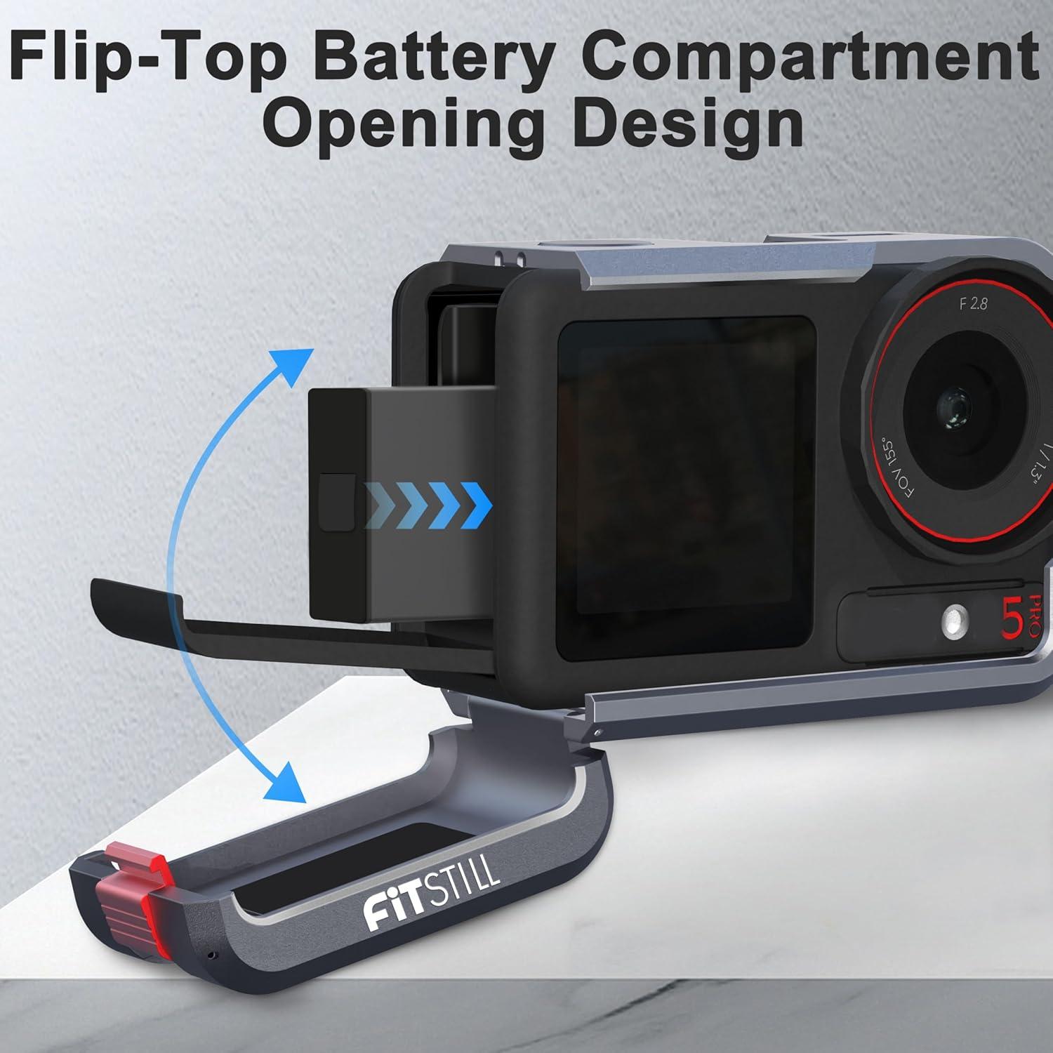 Jaula de Aluminio FitStill para DJI Osmo Action 5 Pro/4/3