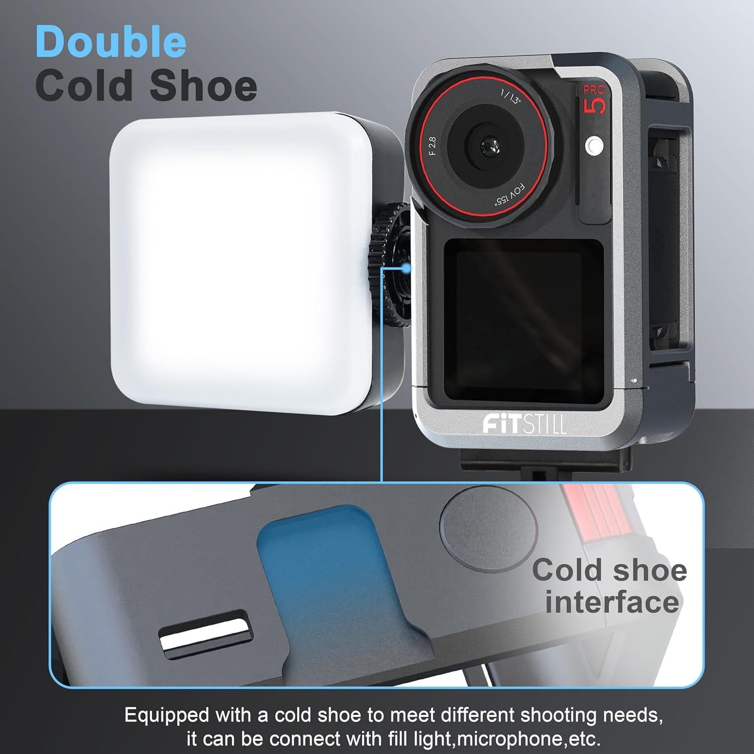 Jaula de Aluminio FitStill para DJI Osmo Action 5 Pro/4/3