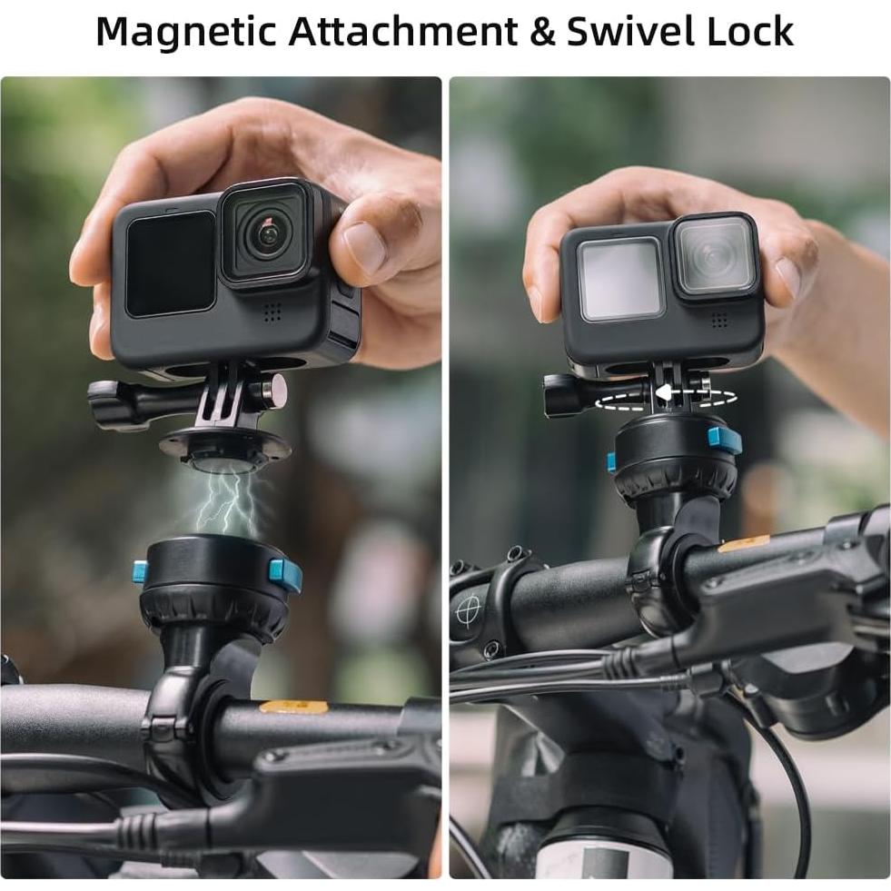 Soporte de Manillar Magnético SUREWO para GoPro y DJI Osmo