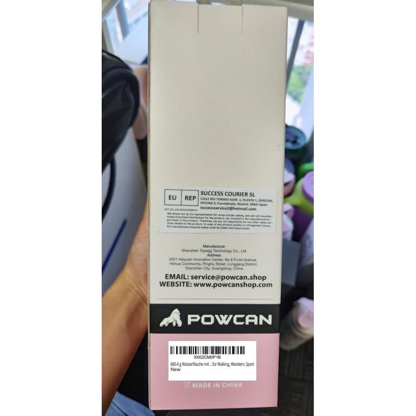 Botella de Agua Aislada POWCAN 24 oz Acero Inoxidable Noche Crepuscular