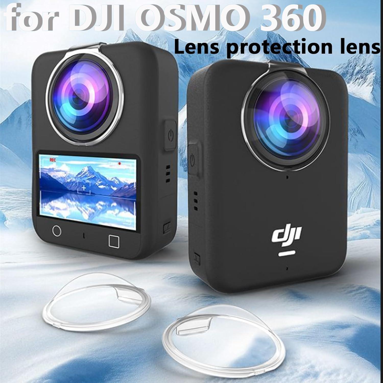 Protector de lente DJI Osmo 360 - 2 unidades, anti-reflejo