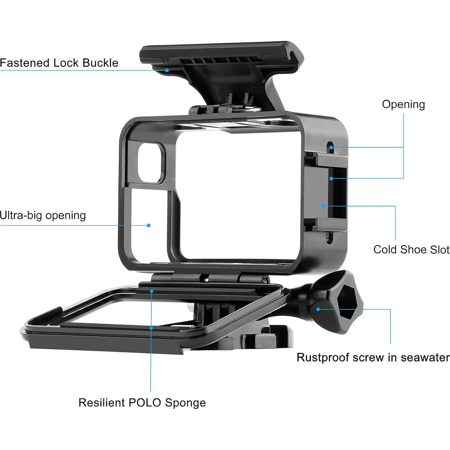 Funda y Protector de Pantalla SOONSUN para DJI Osmo Action 1