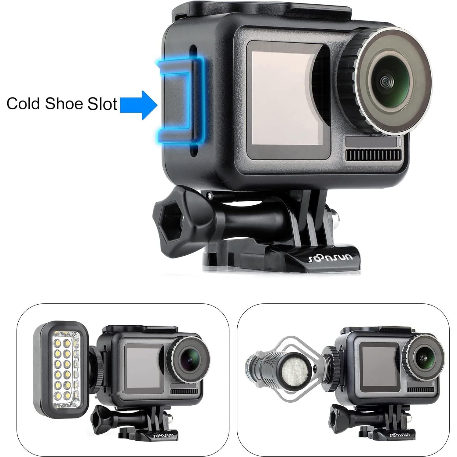 Funda y Protector de Pantalla SOONSUN para DJI Osmo Action 1