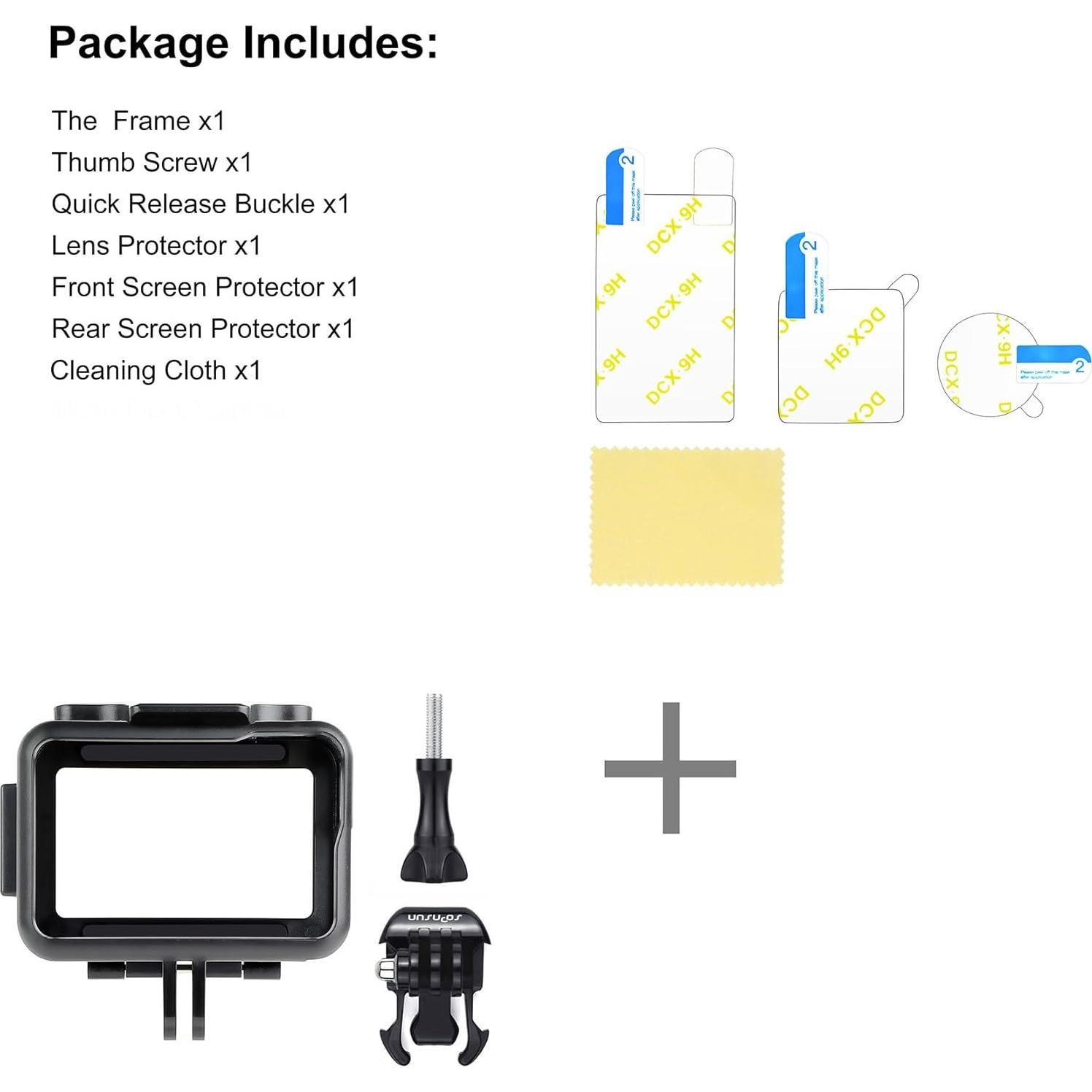 Funda y Protector de Pantalla SOONSUN para DJI Osmo Action 1