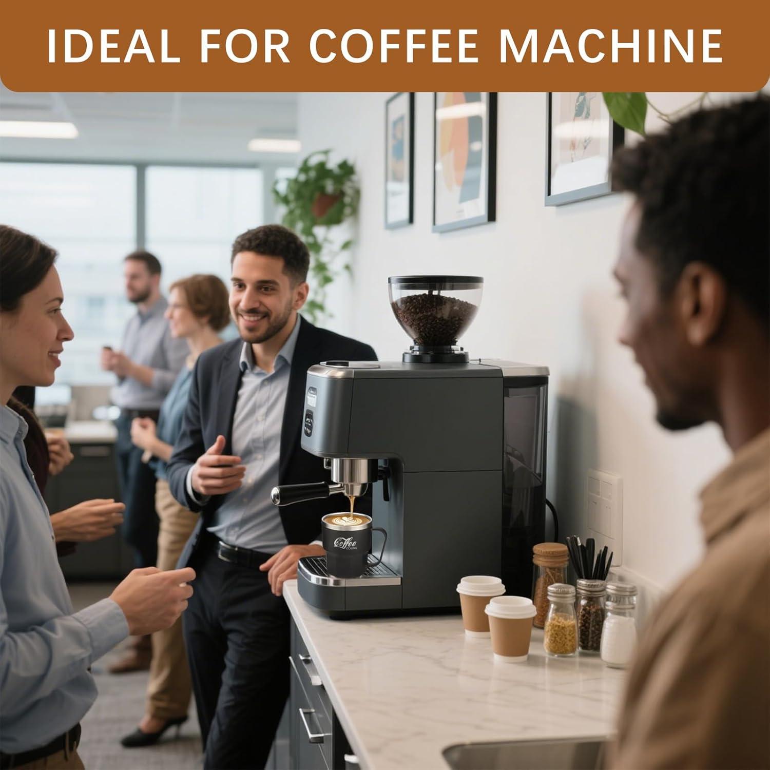 Taza de Café Aislada al Vacío CCJGNG 385 ml Negra