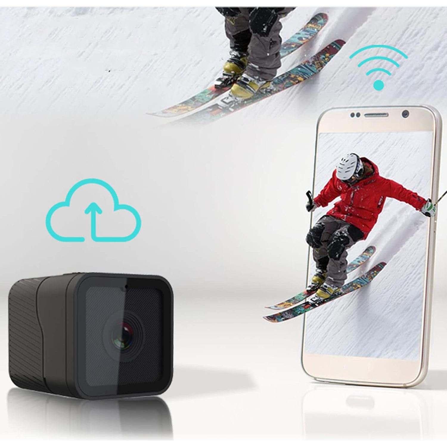 Cámara de Acción ASHATA CS03 Ultra HD 1080P a Prueba de Agua