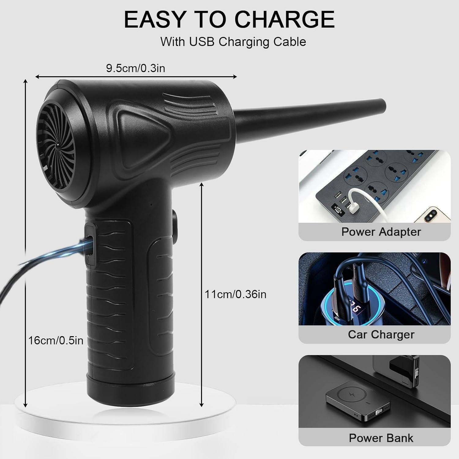 Soplador de Aire Comprimido Farady 100000RPM Batería 7600mAh