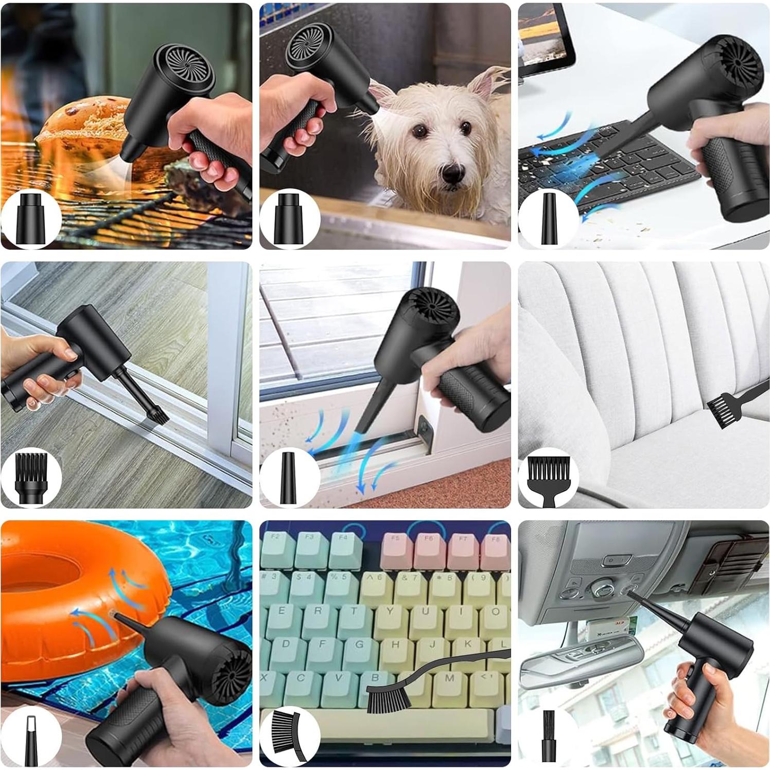 Soplador de Aire Comprimido Farady 100000RPM Batería 7600mAh