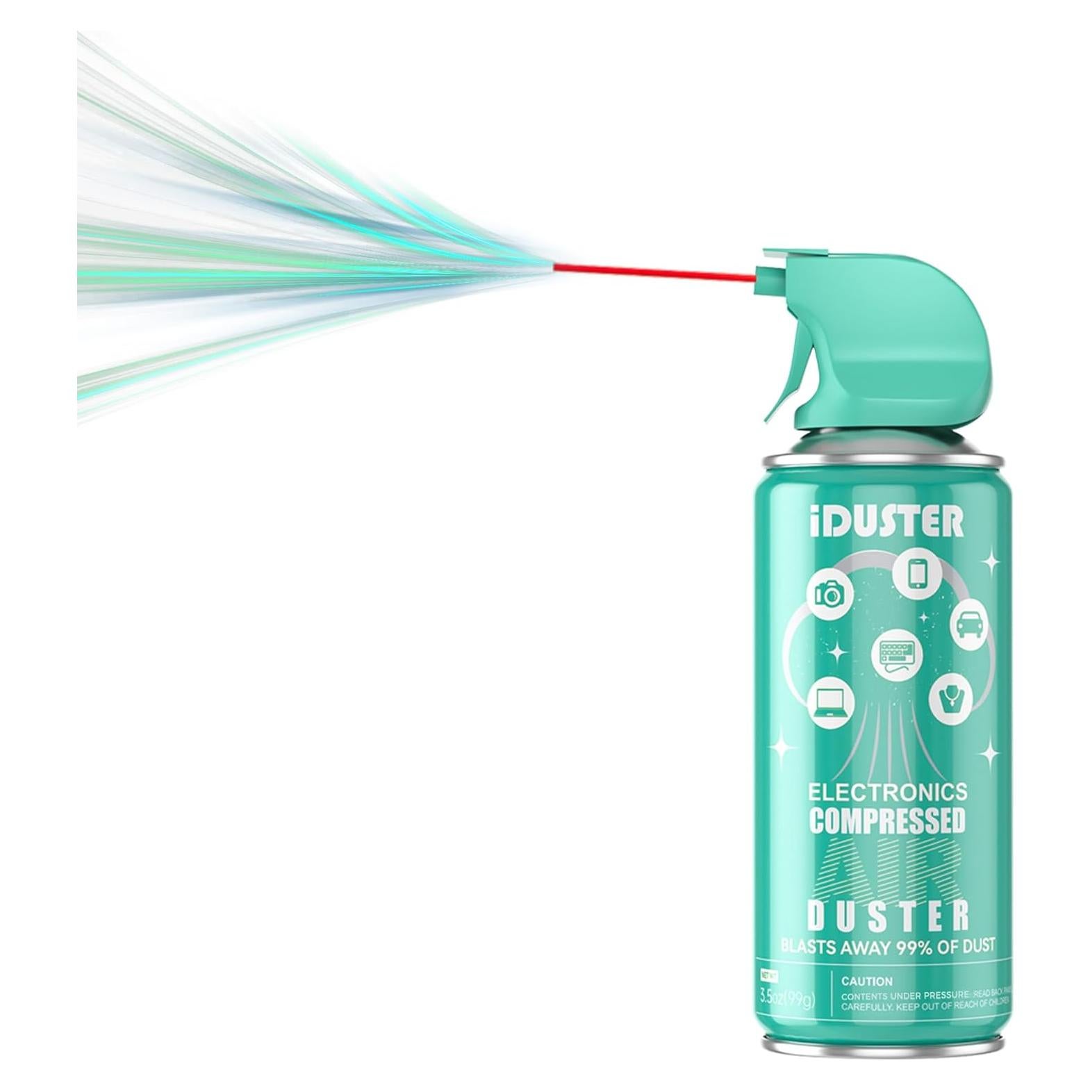 Aerosol de Aire Comprimido iDuster 158.76g - Limpiador Electrónico