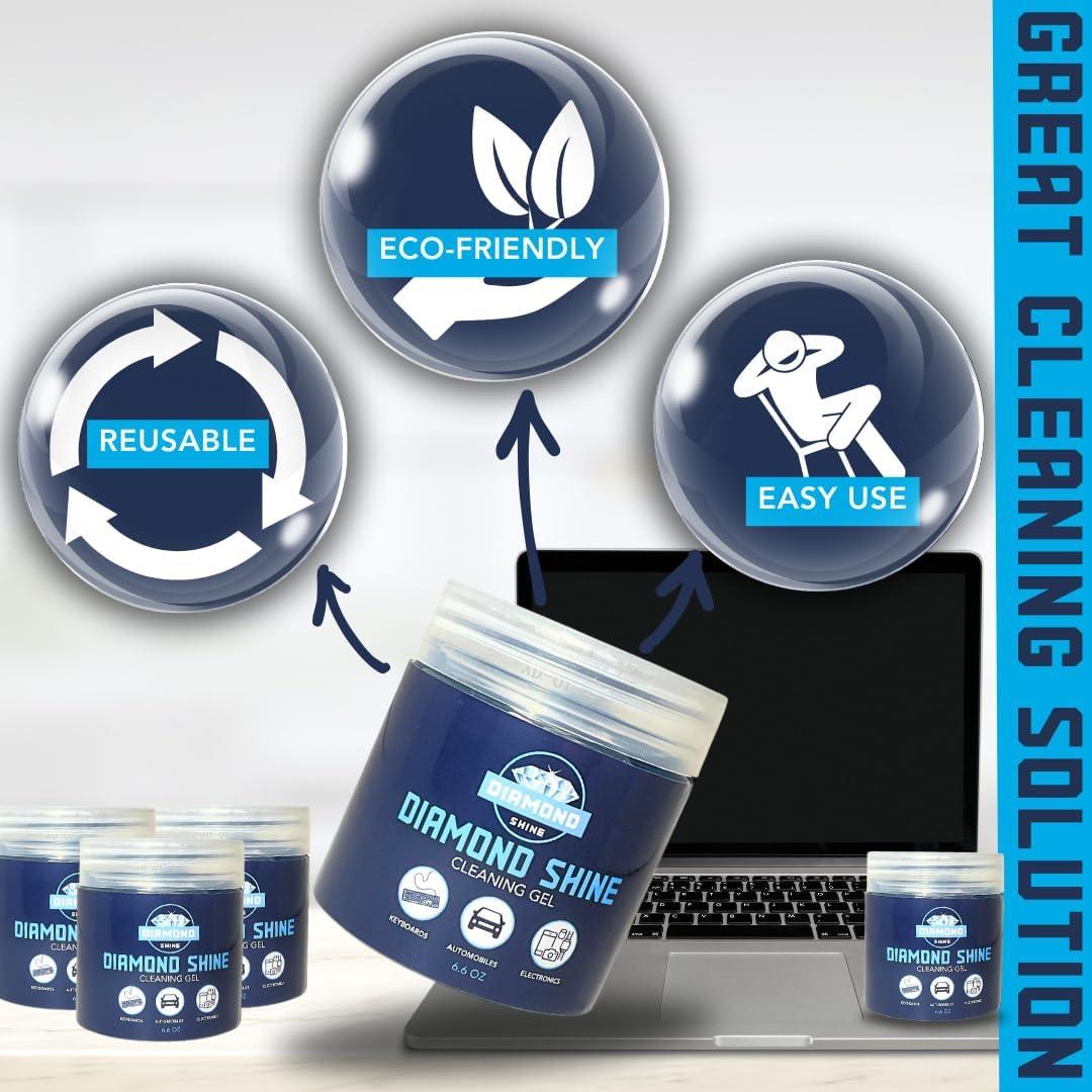Gel de Limpieza Diamond Shine DSGC - 363g para Coche y Electrónica